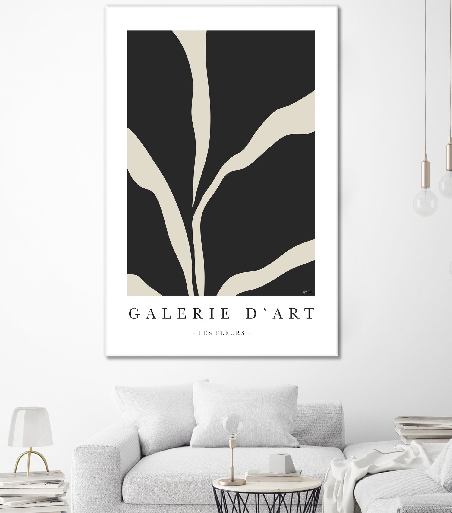 Les Flreurs by M Studio on GIANT ART - black illustration