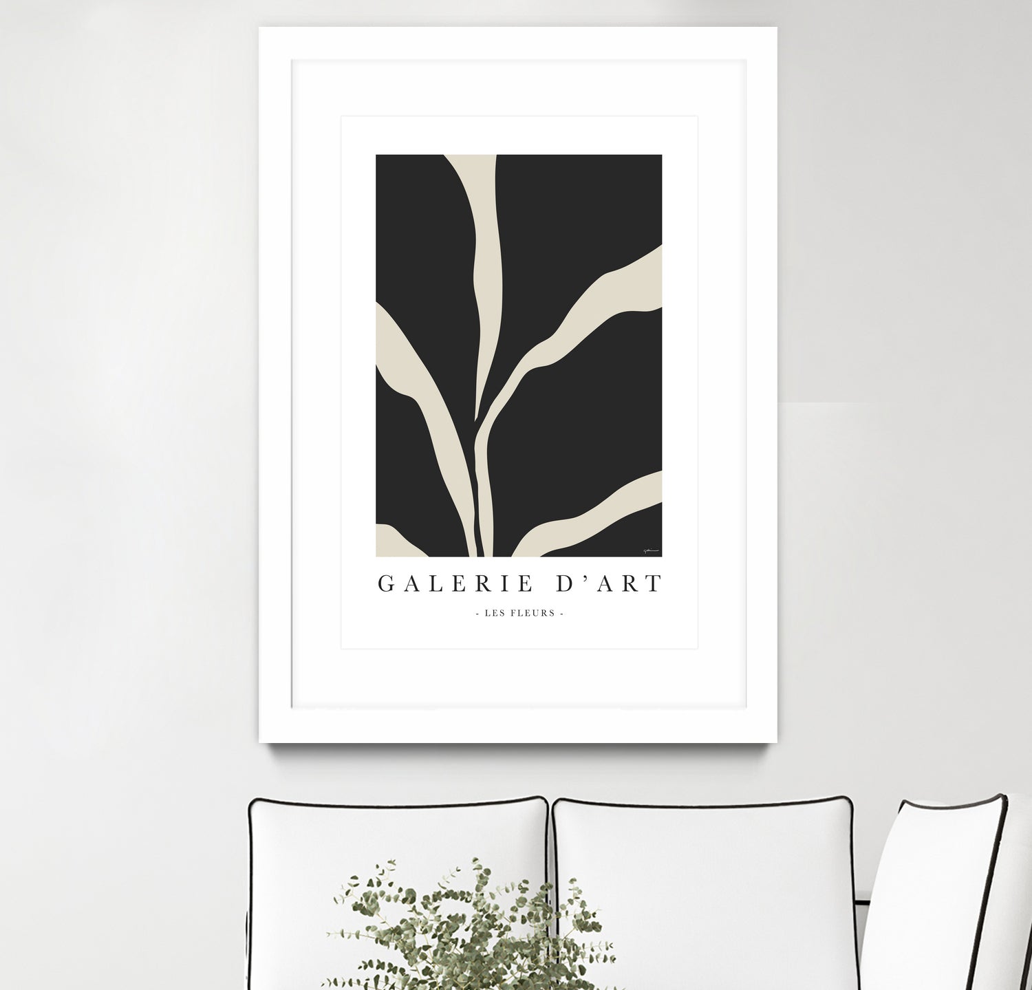 Les Flreurs by M Studio on GIANT ART - black illustration