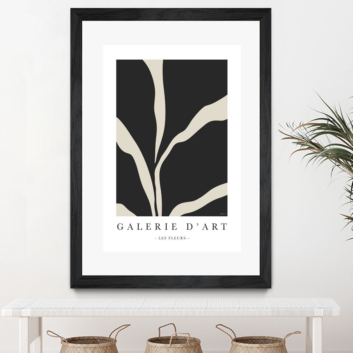 Les Flreurs by M Studio on GIANT ART - black illustration