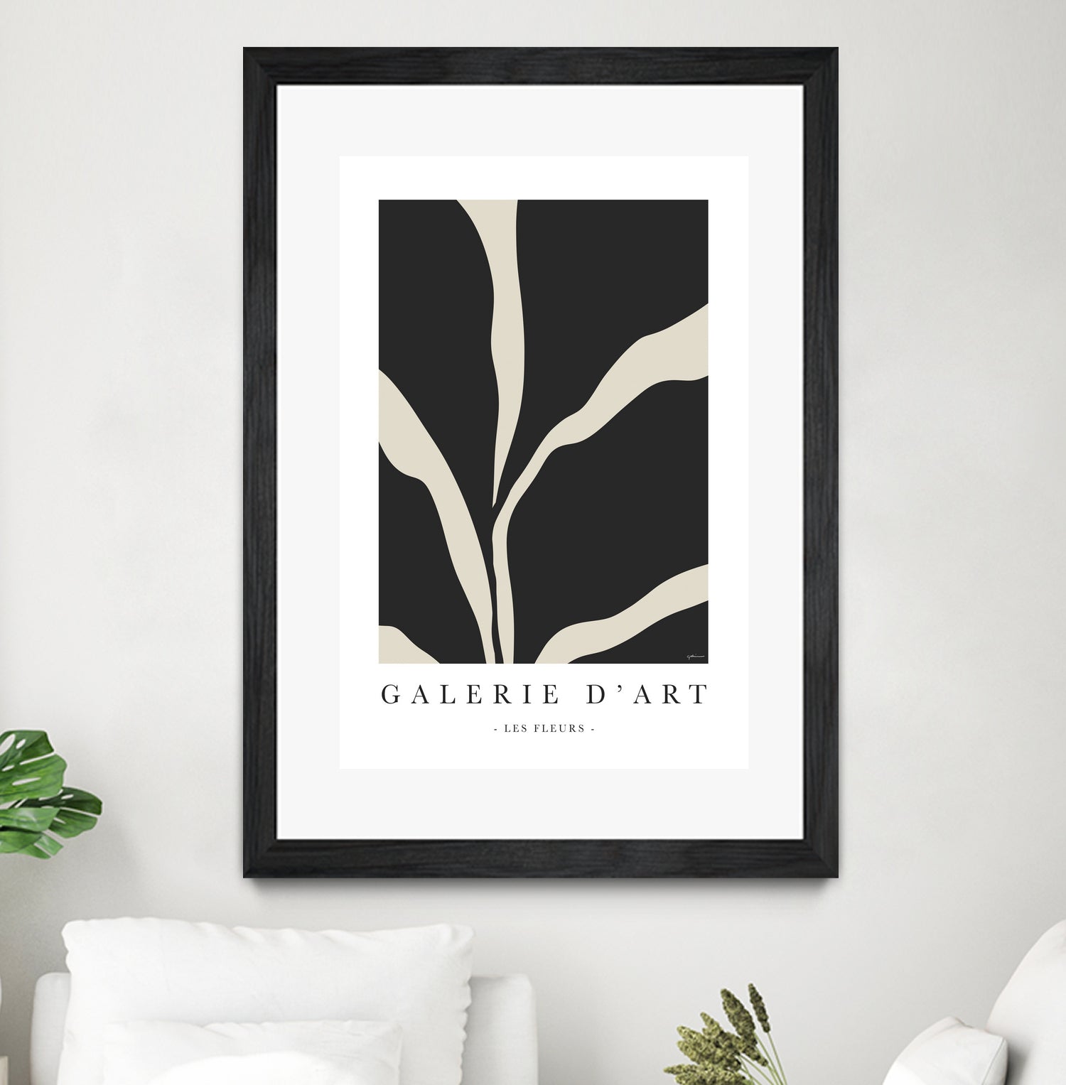 Les Flreurs by M Studio on GIANT ART - black illustration