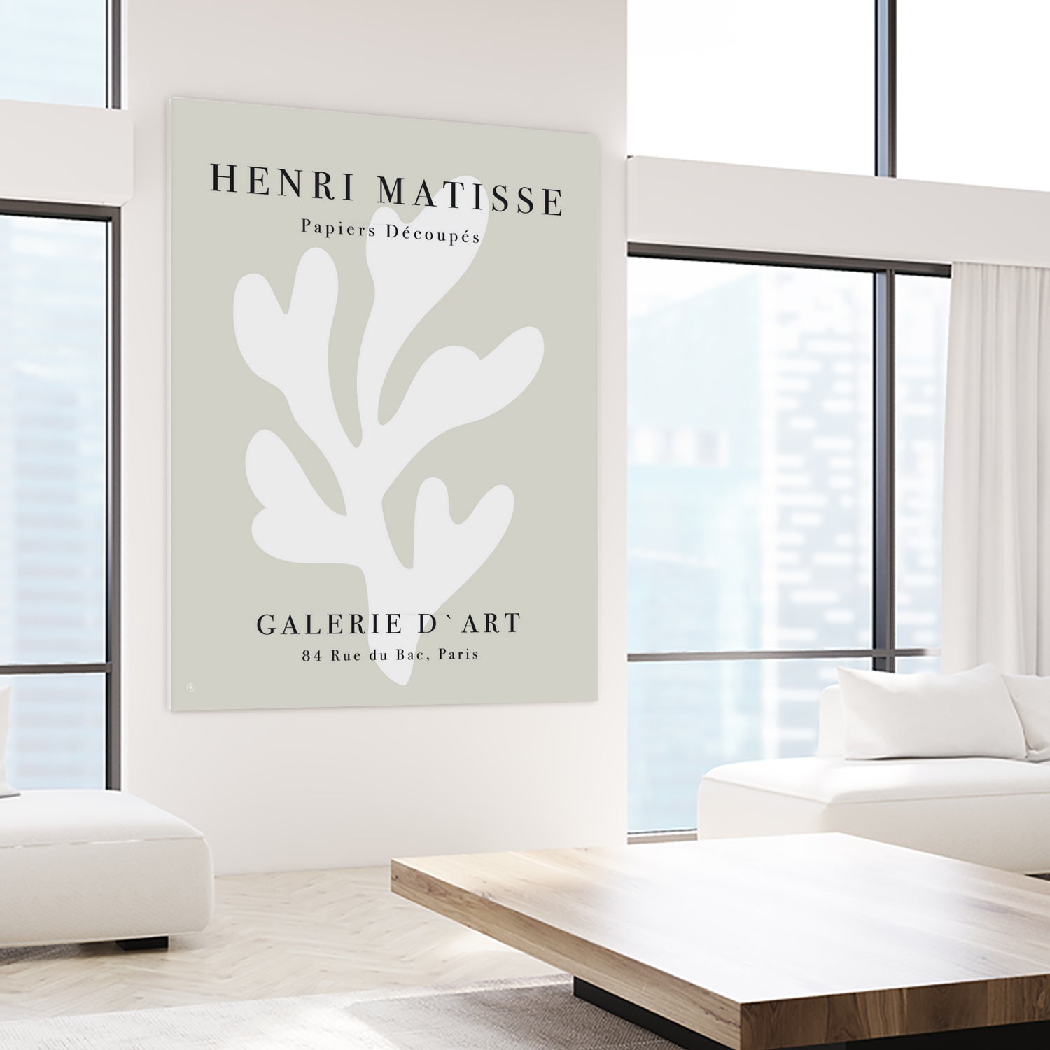 Papiers Découpés XI by M Studio on GIANT ART - beige matisse