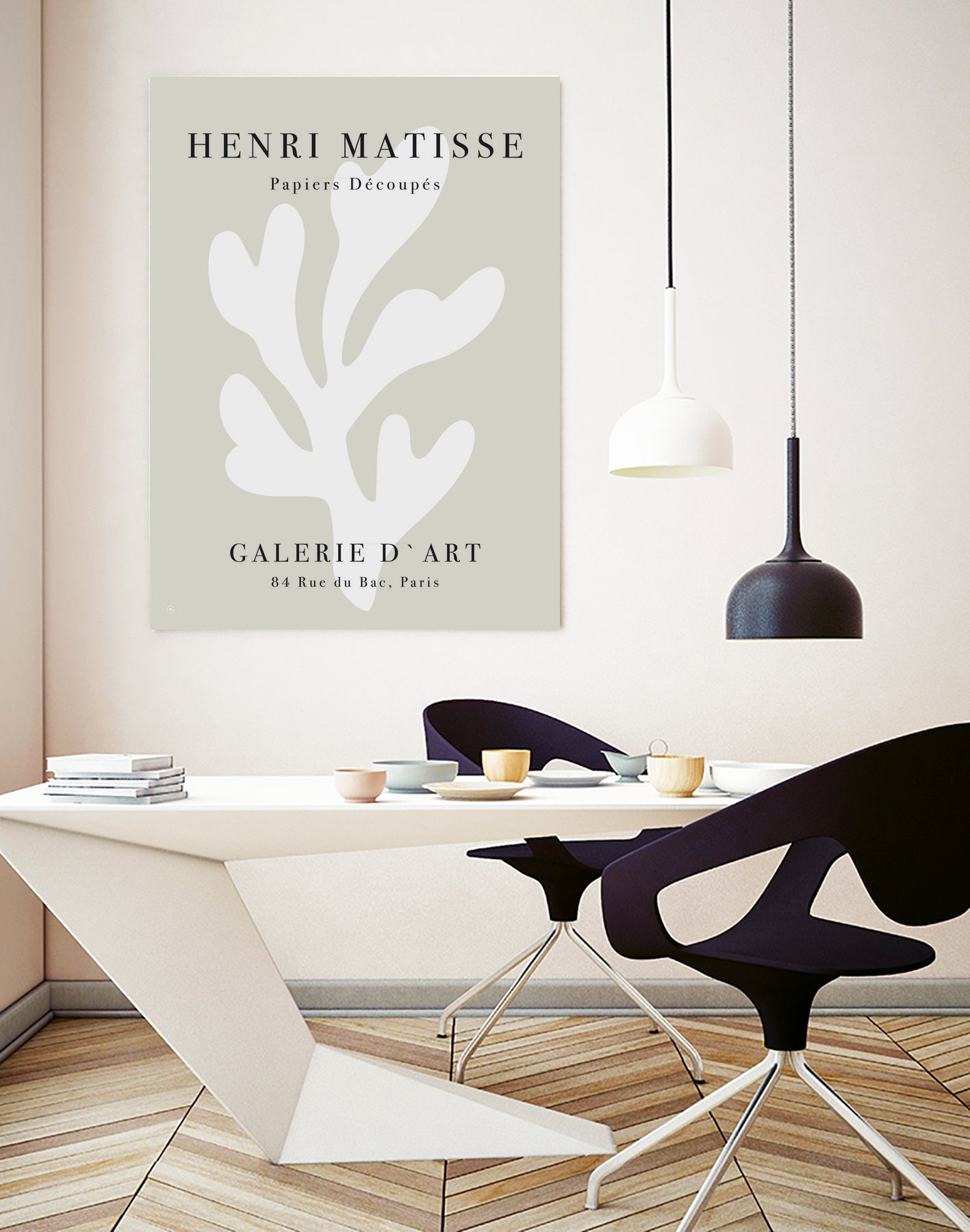 Papiers Découpés XI by M Studio on GIANT ART - beige matisse