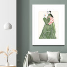 Incognito by M Studio on GIANT ART - pink illustration