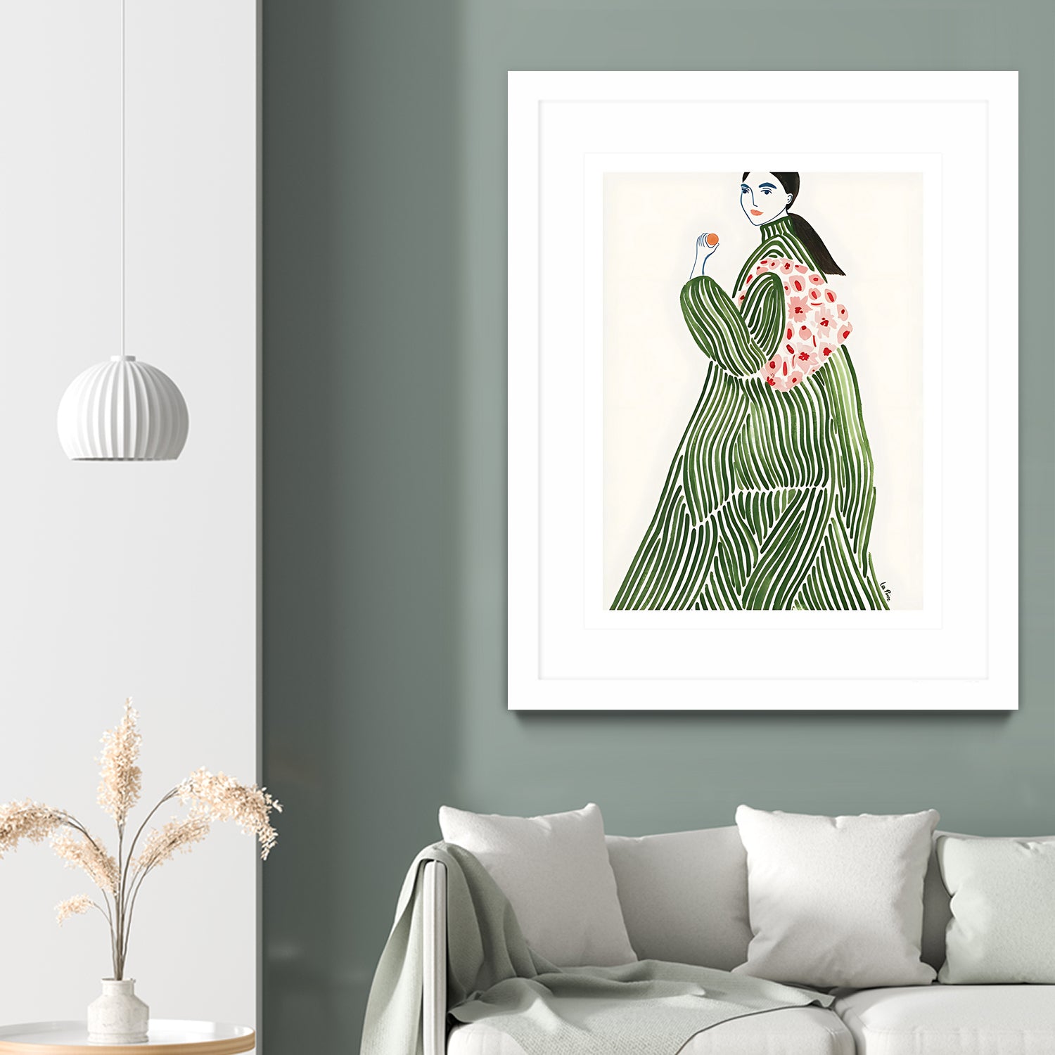 Incognito by M Studio on GIANT ART - pink illustration