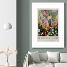 Marché aux Fleurs by M Studio on GIANT ART - pink botanique