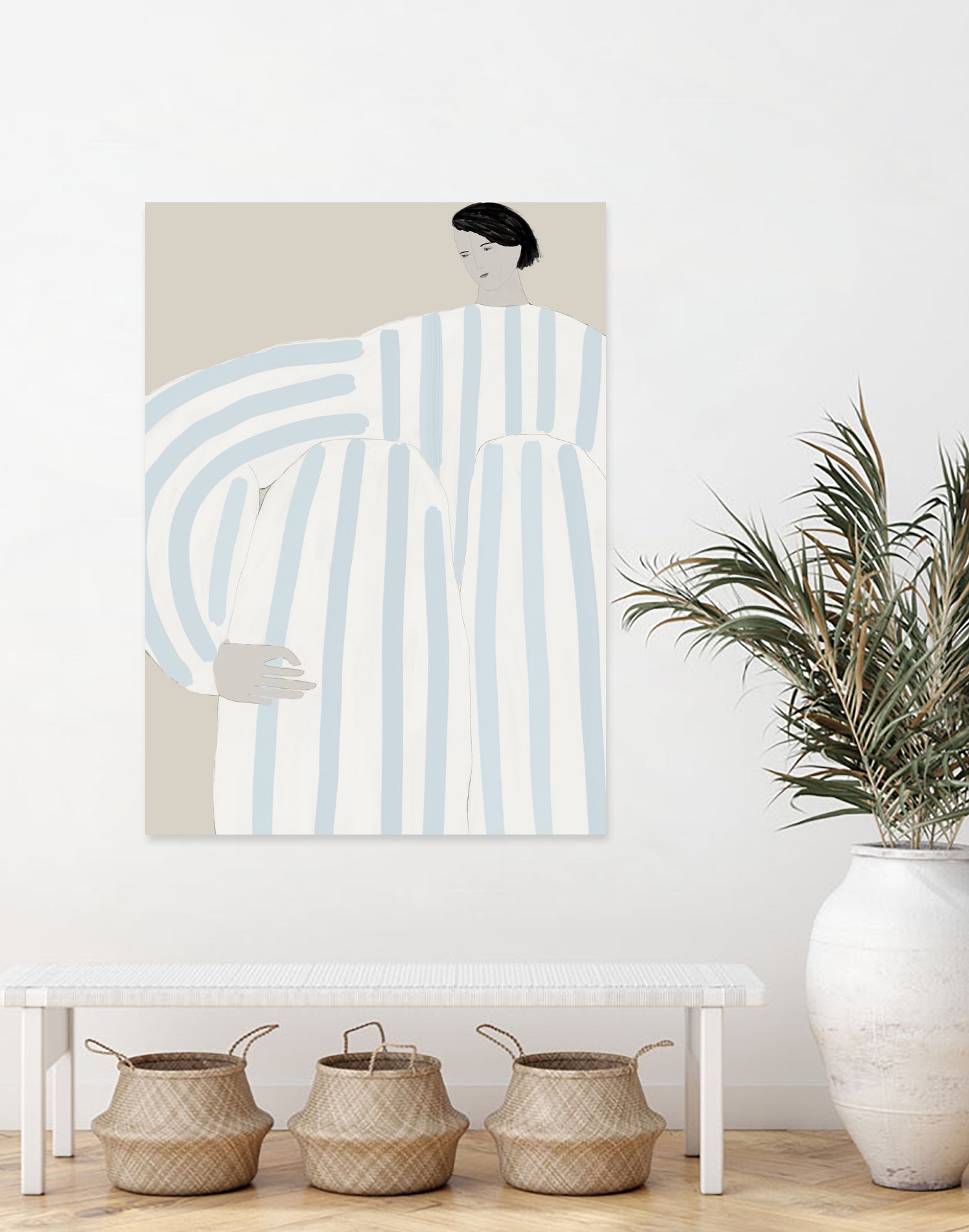 Form I by M Studio on GIANT ART - beige