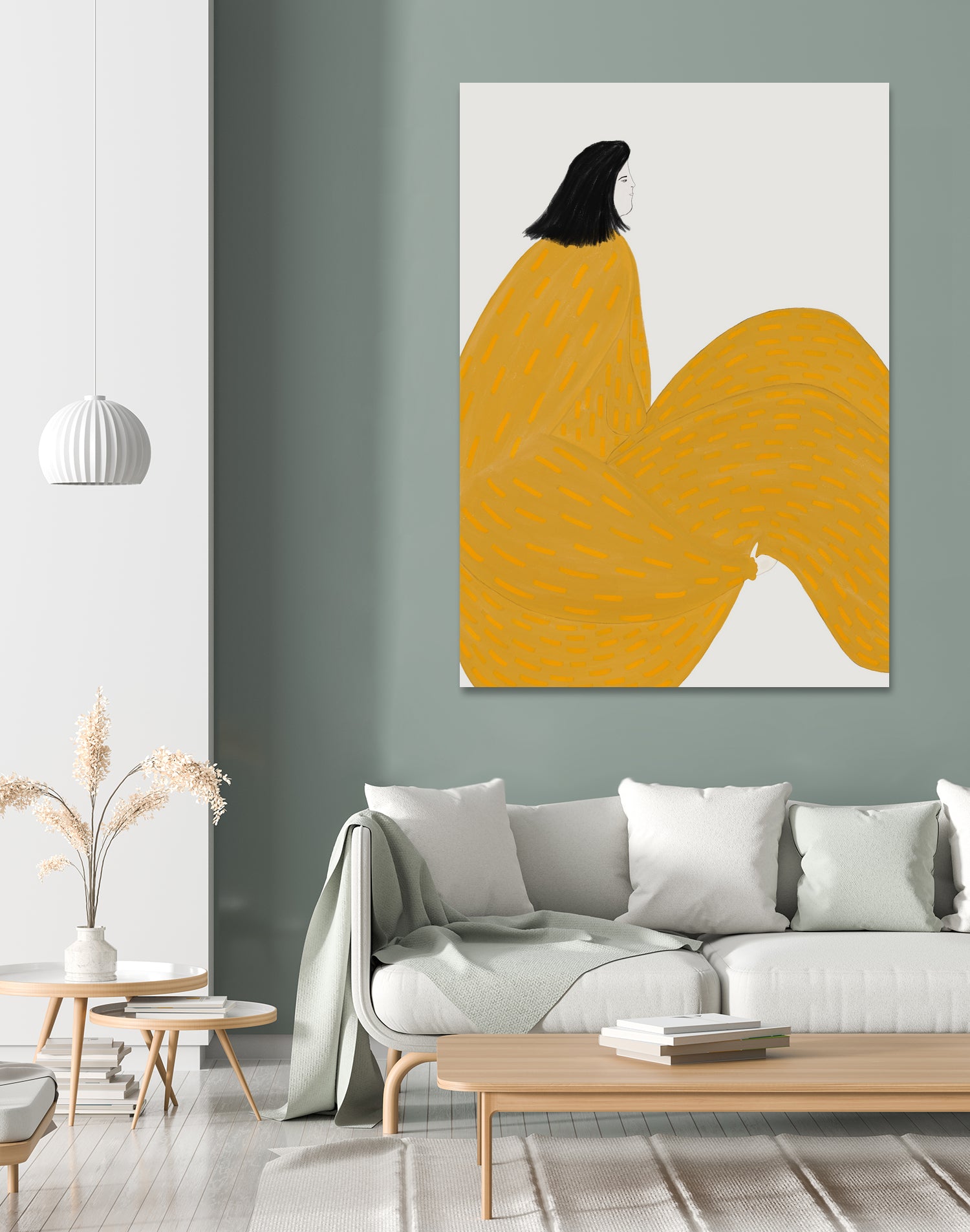 Form II by M Studio on GIANT ART - yellow woman