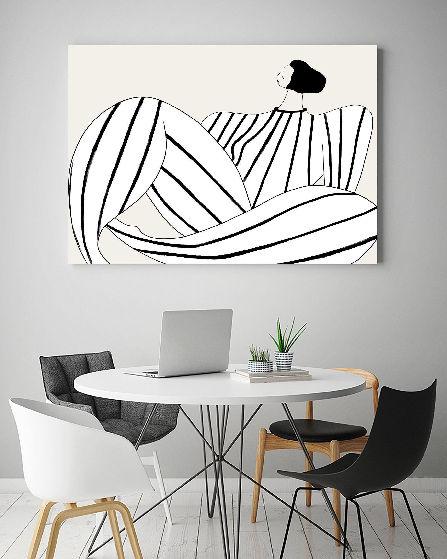 Forms III by M Studio on GIANT ART - woman