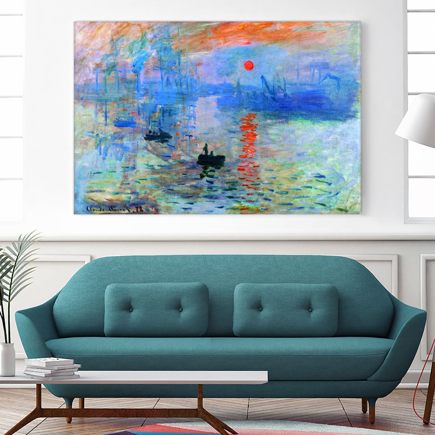 Sunrise 1872 by Monet on GIANT ART - museums