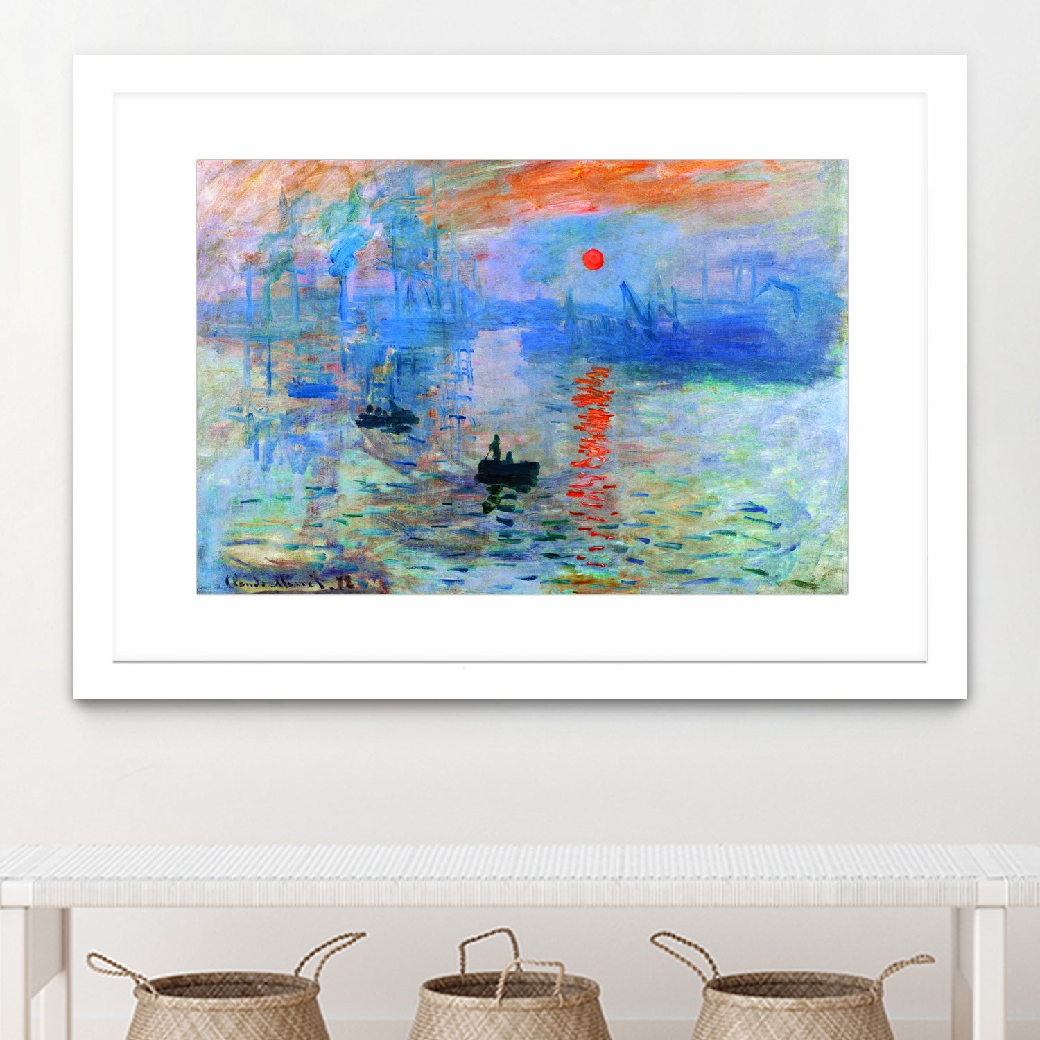 Sunrise 1872 by Monet on GIANT ART - museums