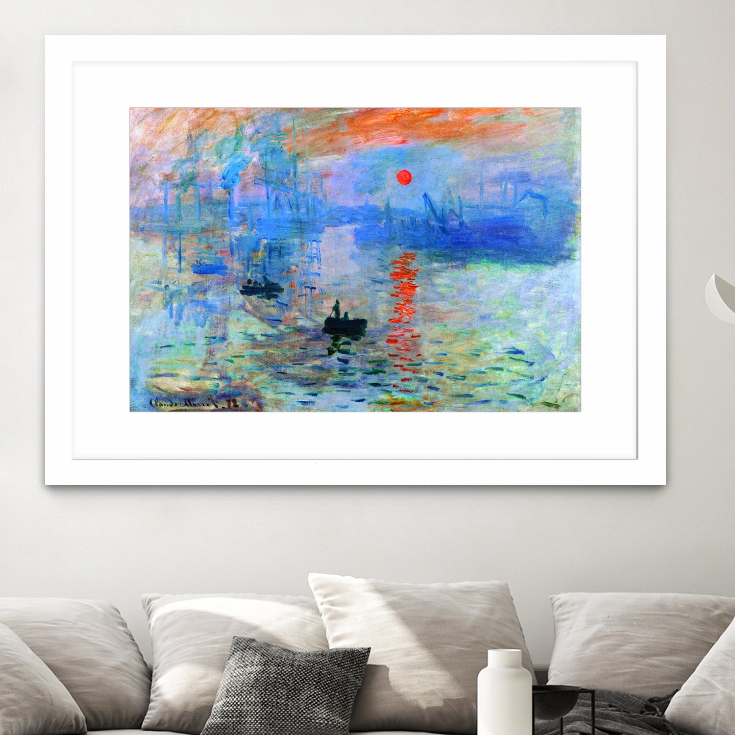 Sunrise 1872 by Monet on GIANT ART - museums