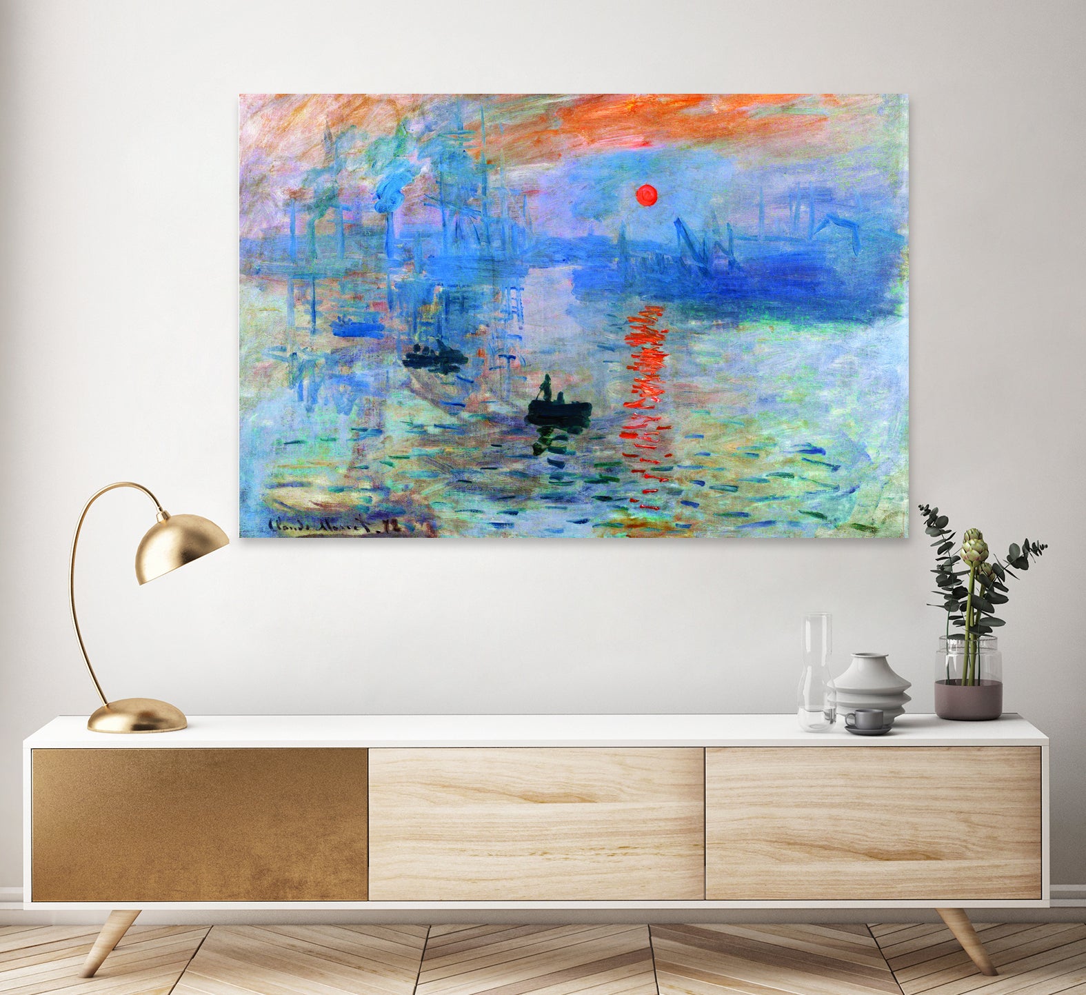 Sunrise 1872 by Monet on GIANT ART - museums