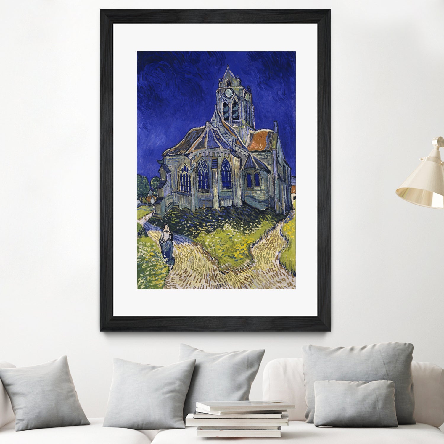 The Church in Auvers-sur-Oise by Vincent van Gogh on GIANT ART - museums