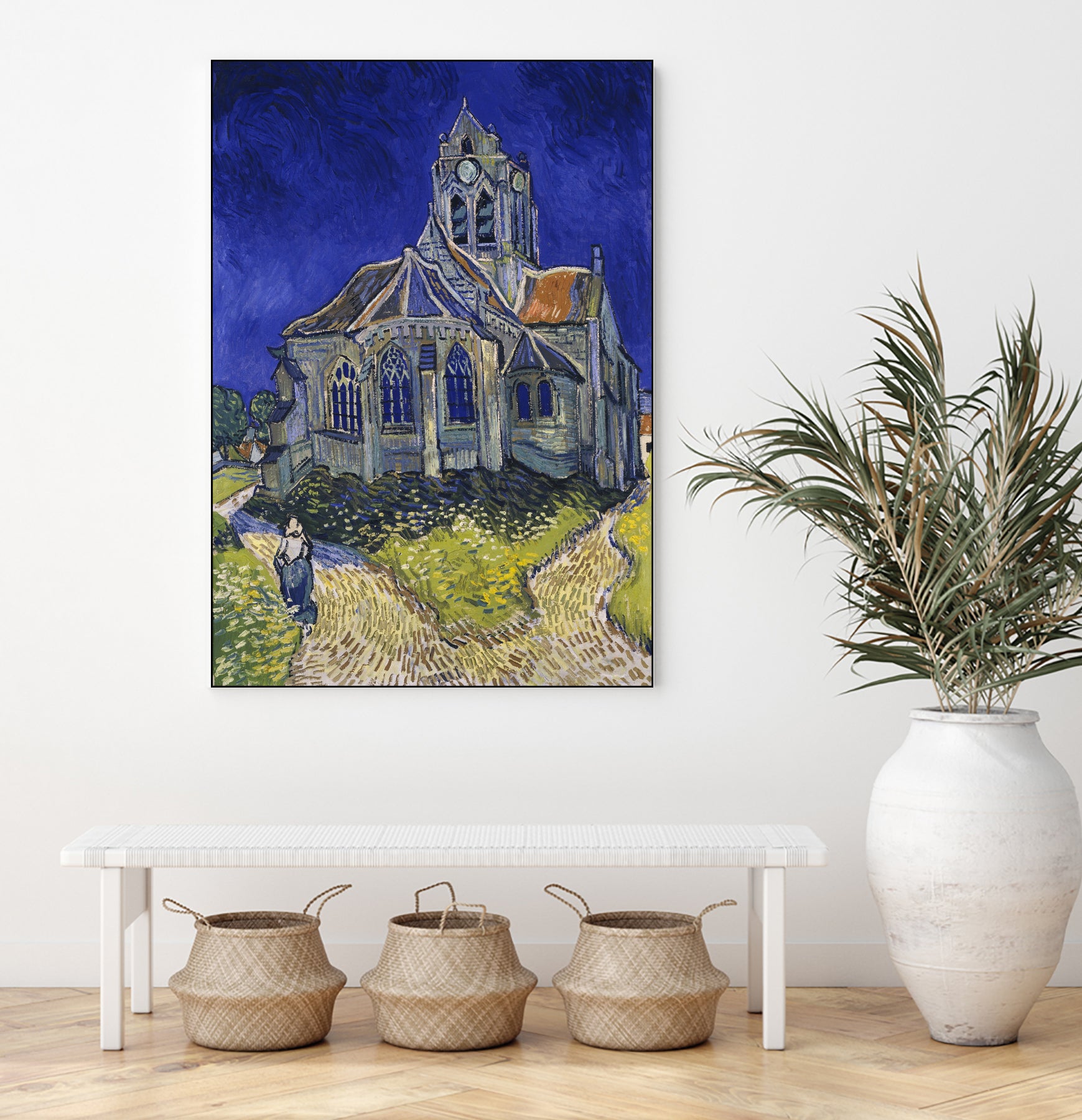 The Church in Auvers-sur-Oise by Vincent van Gogh on GIANT ART - museums