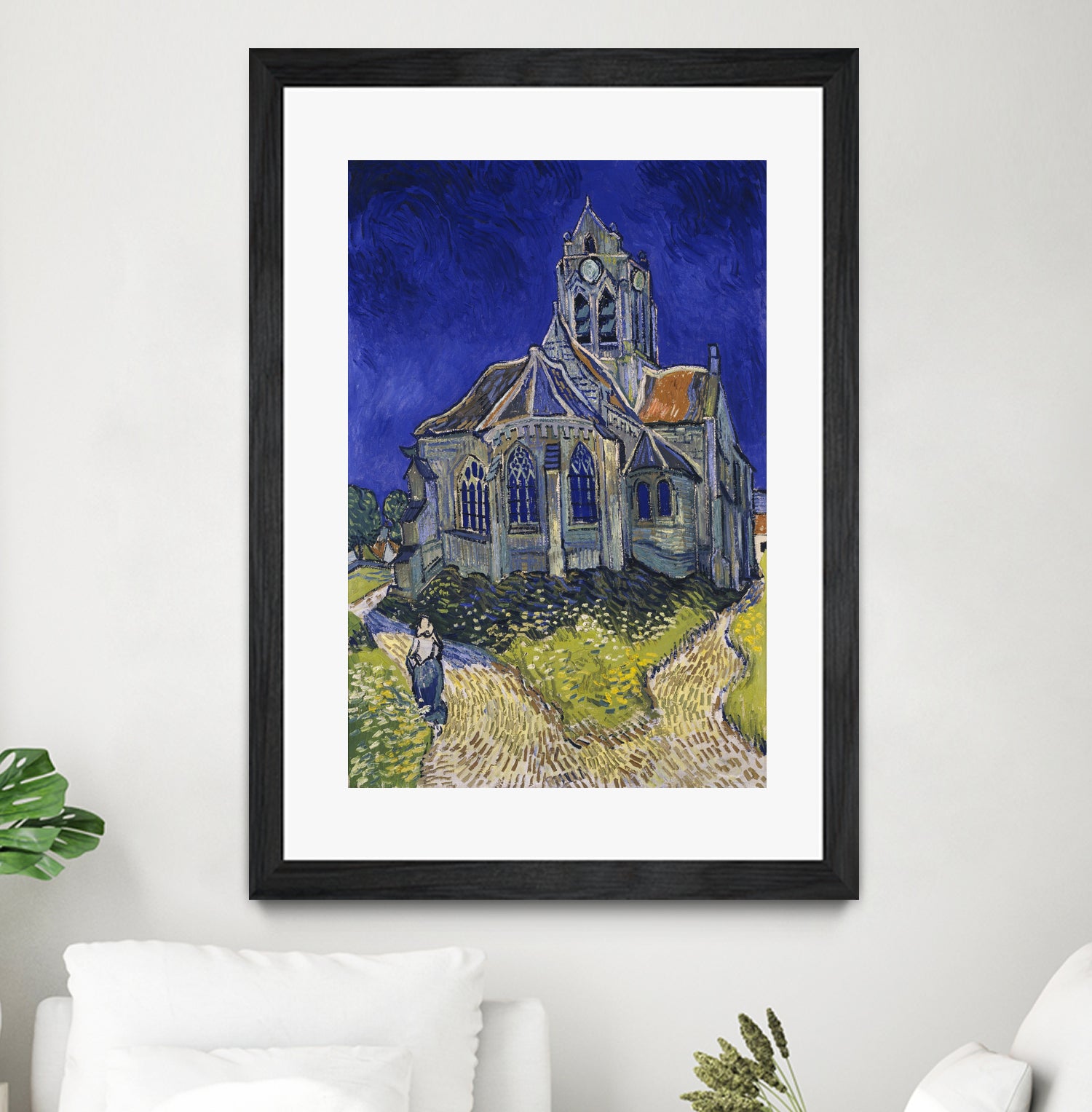 The Church in Auvers-sur-Oise by Vincent van Gogh on GIANT ART - museums