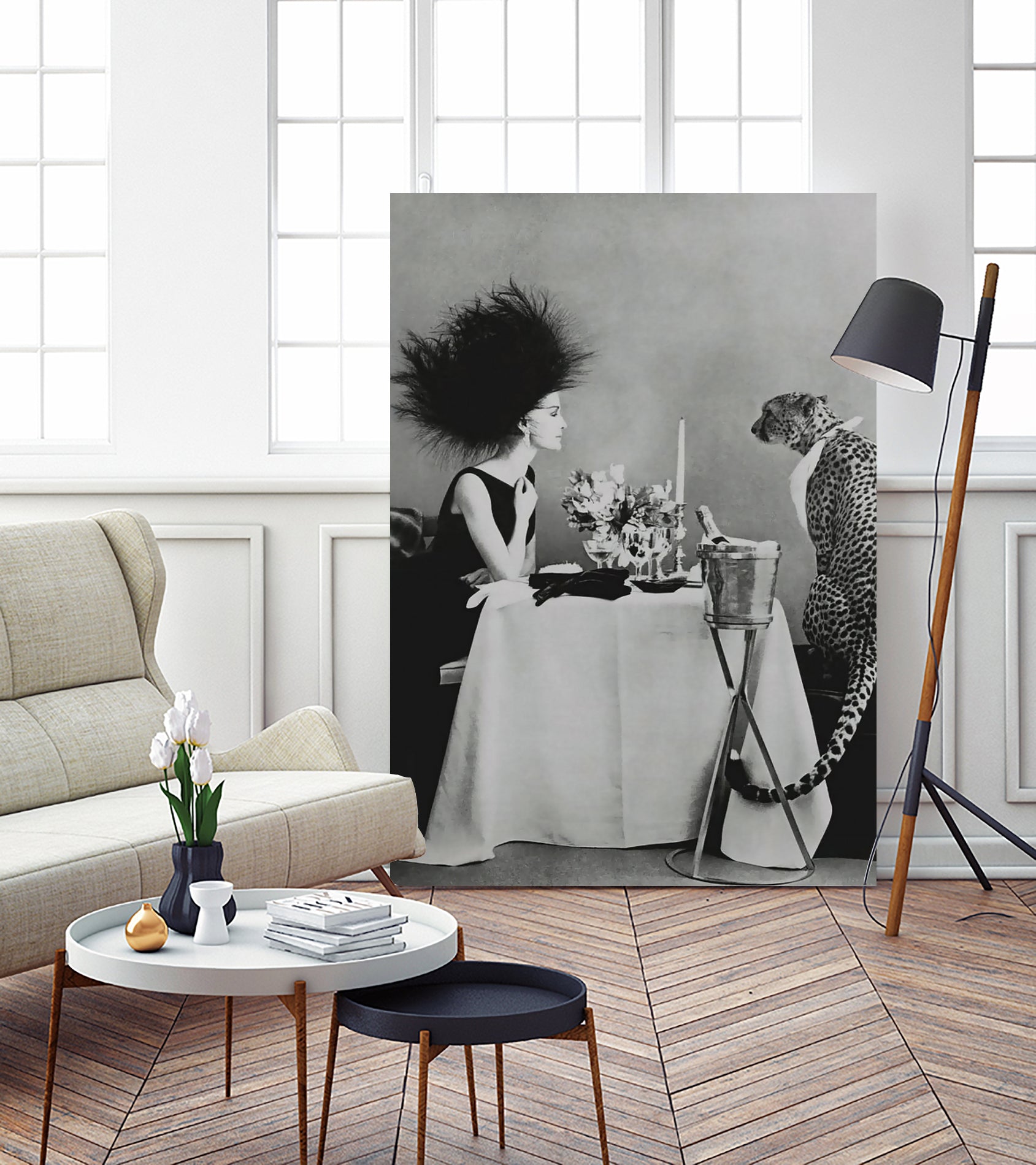 Le Déjeuner by M Studio on GIANT ART - black and white photography