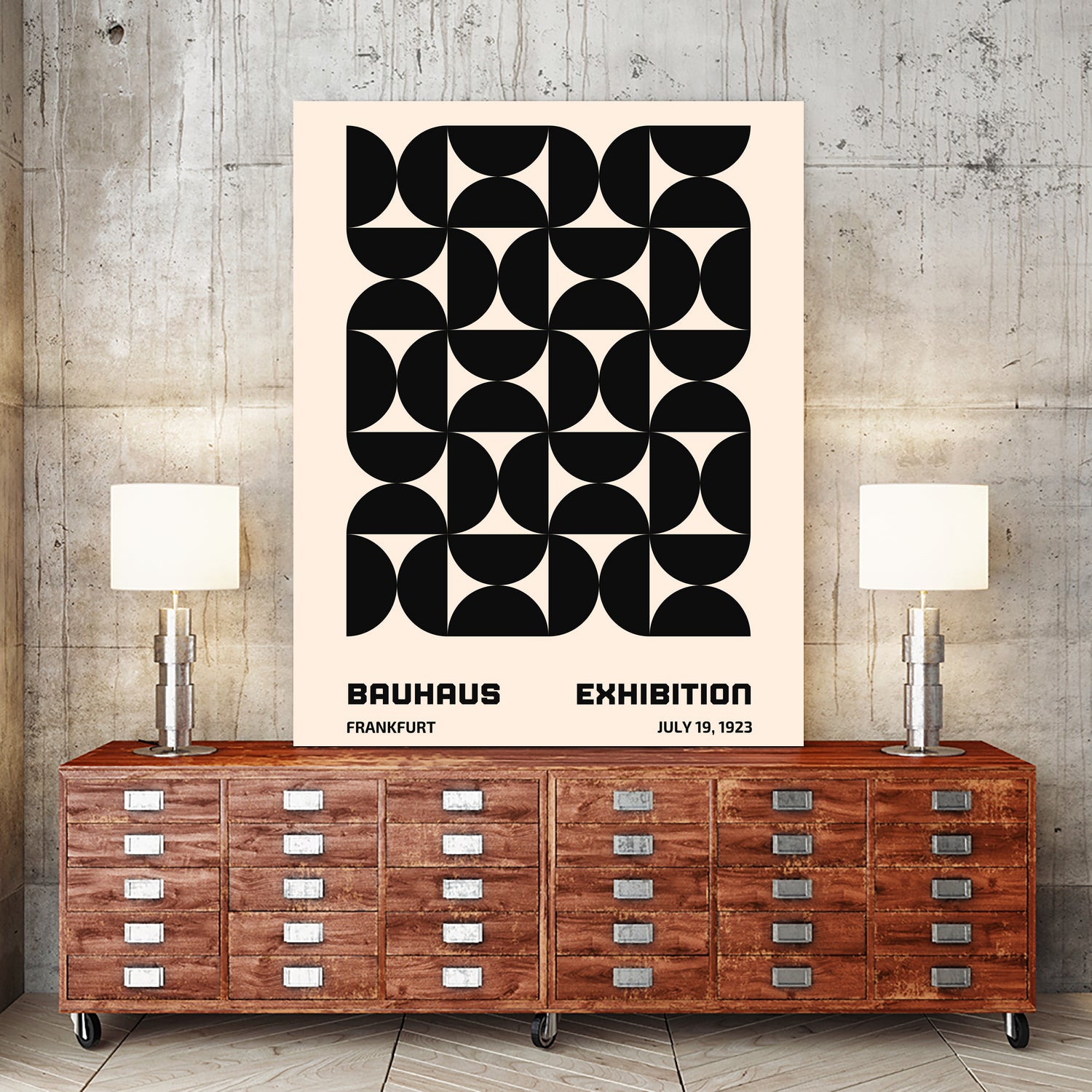 Bauhaus Geometric by M Studio on GIANT ART