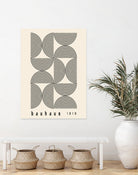 Bauhaus 1919 by M studio on GIANT ART - beige abstact framed canvas