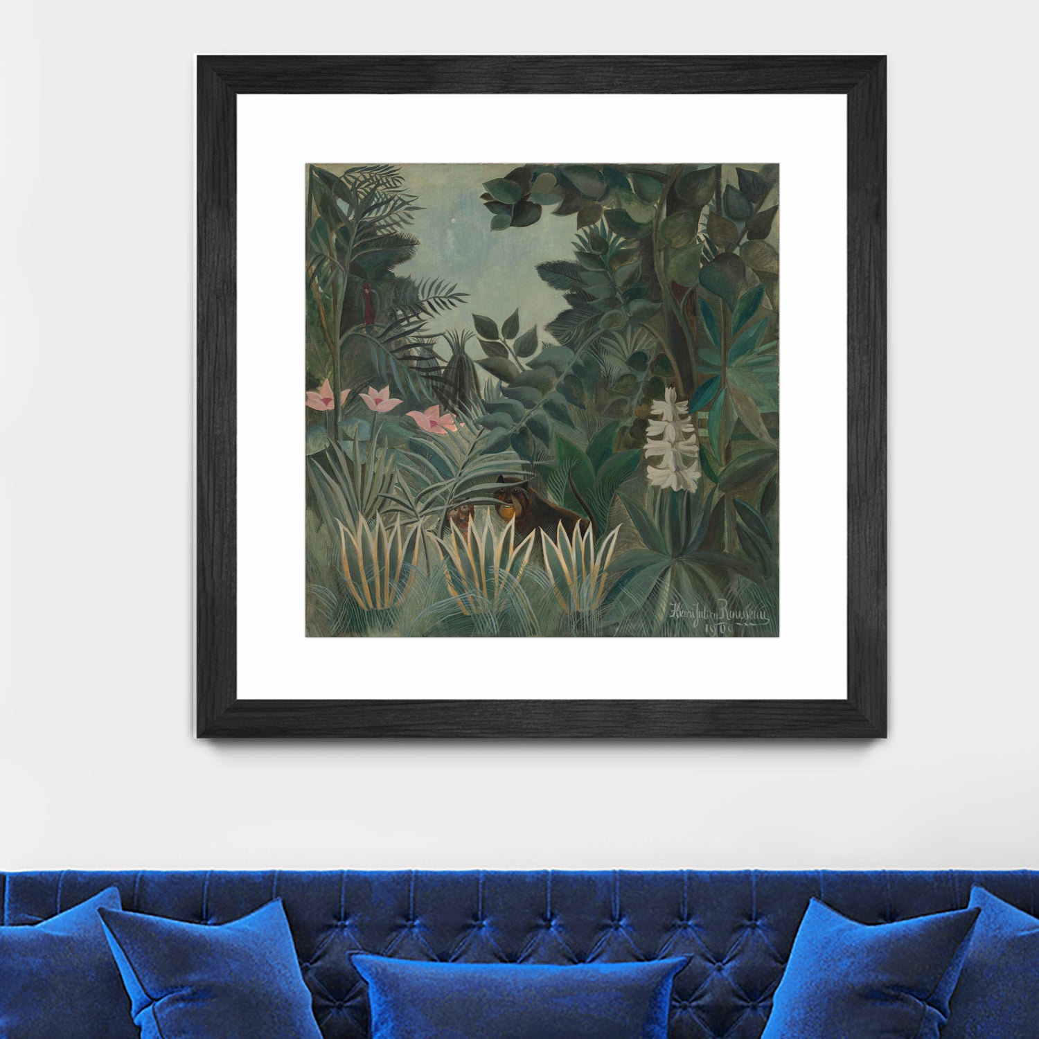 The Equatorial Jungle 1909 by Henri Rousseau on GIANT ART - museums