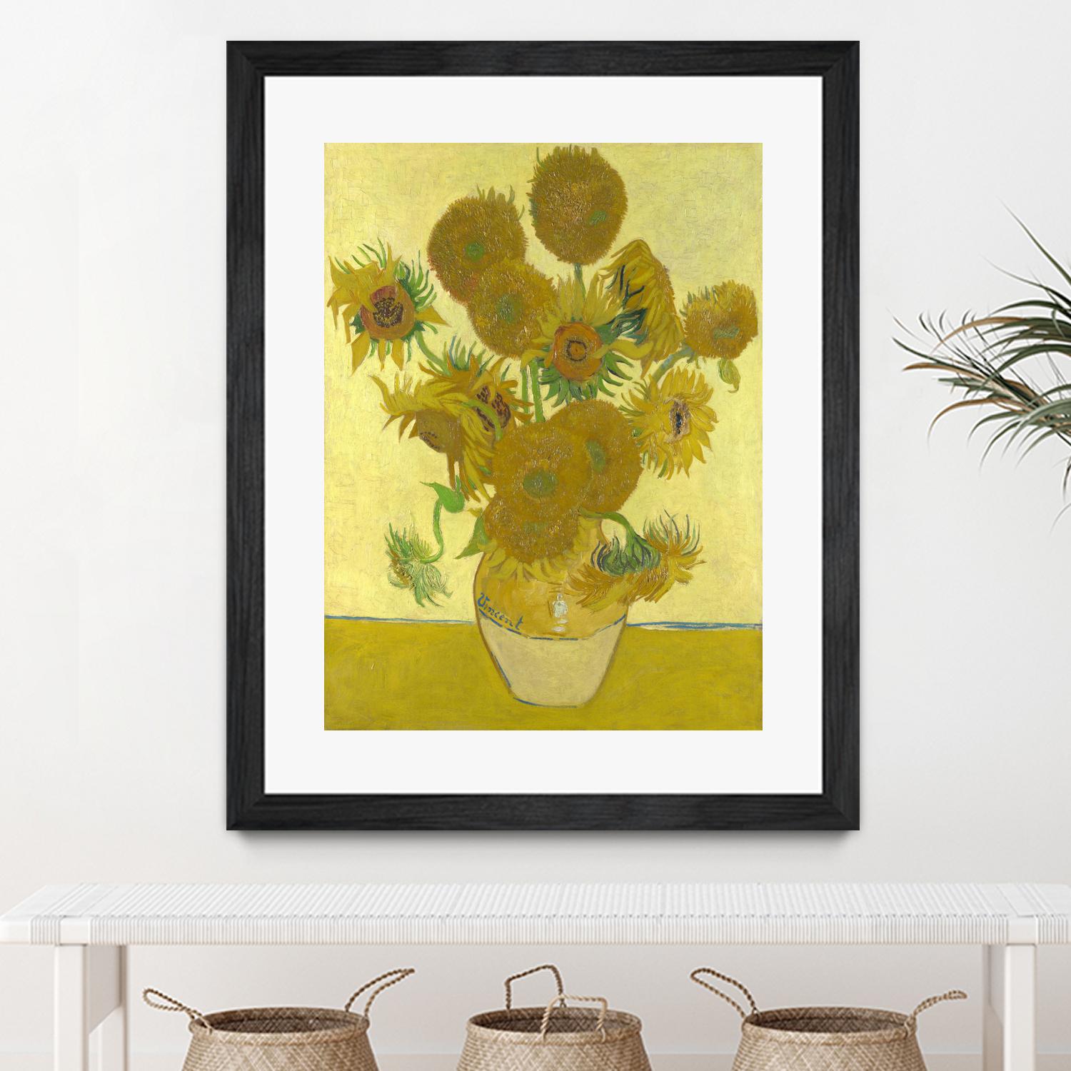 Sunflowers on Gold, 1888 by Vicent van Gogh on GIANT ART