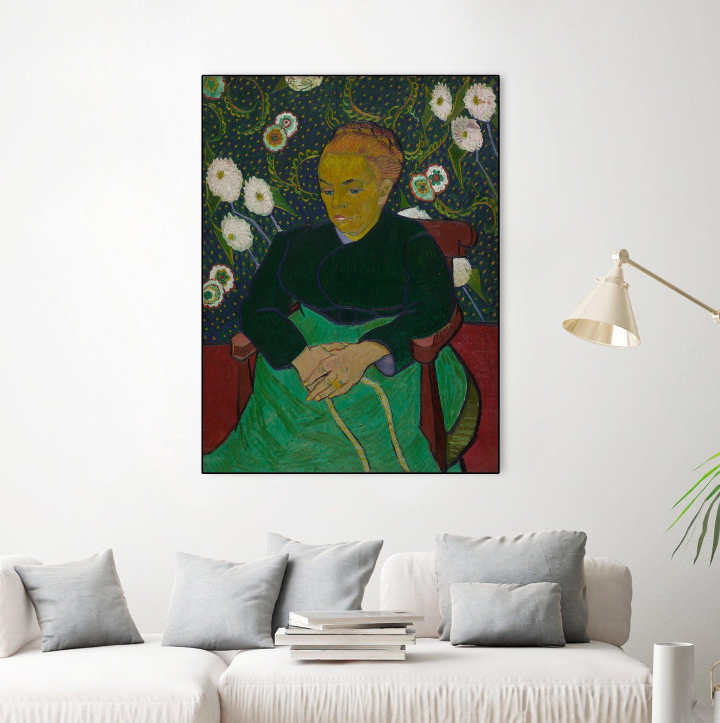 Madame Roulin Rocking the Cradle (La berceuse) by Vincent van Gogh on GIANT ART - museums