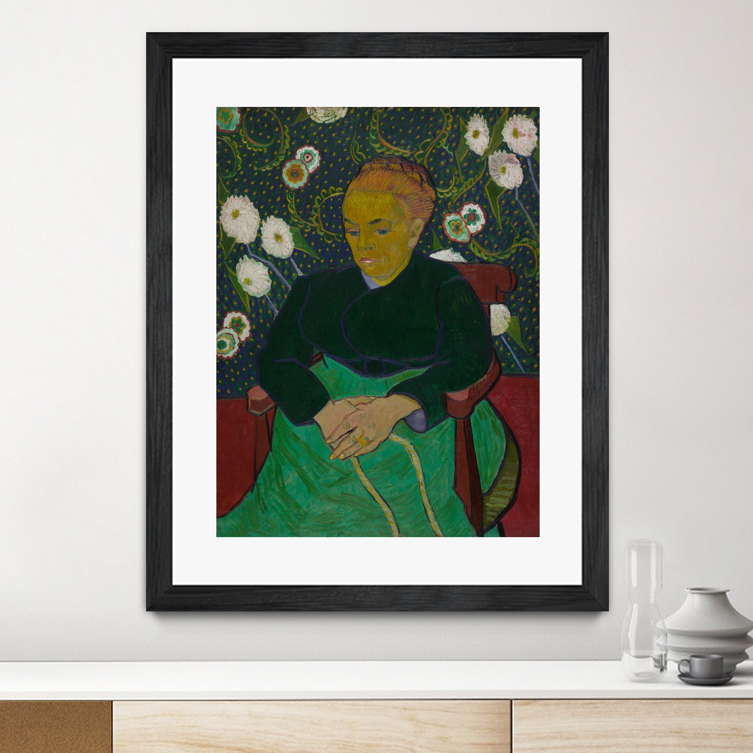 Madame Roulin Rocking the Cradle (La berceuse) by Vincent van Gogh on GIANT ART - museums