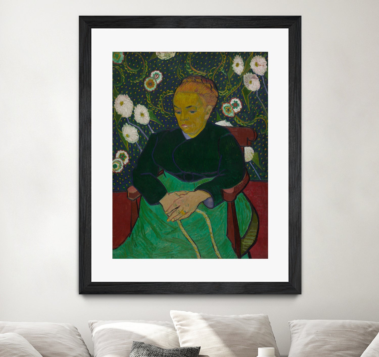 Madame Roulin Rocking the Cradle (La berceuse) by Vincent van Gogh on GIANT ART - museums