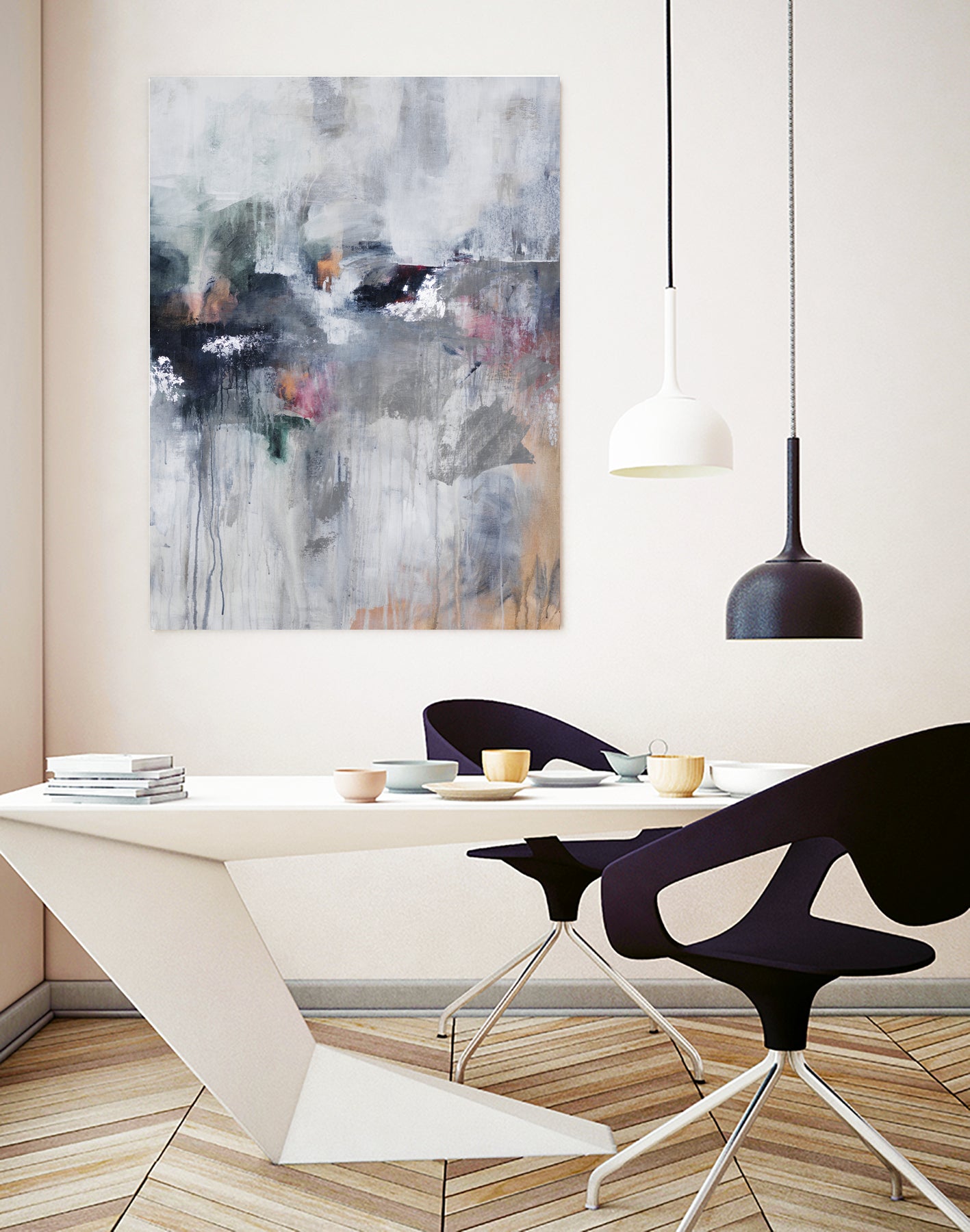 Pink Point by Daleno Art on GIANT ART - abstract