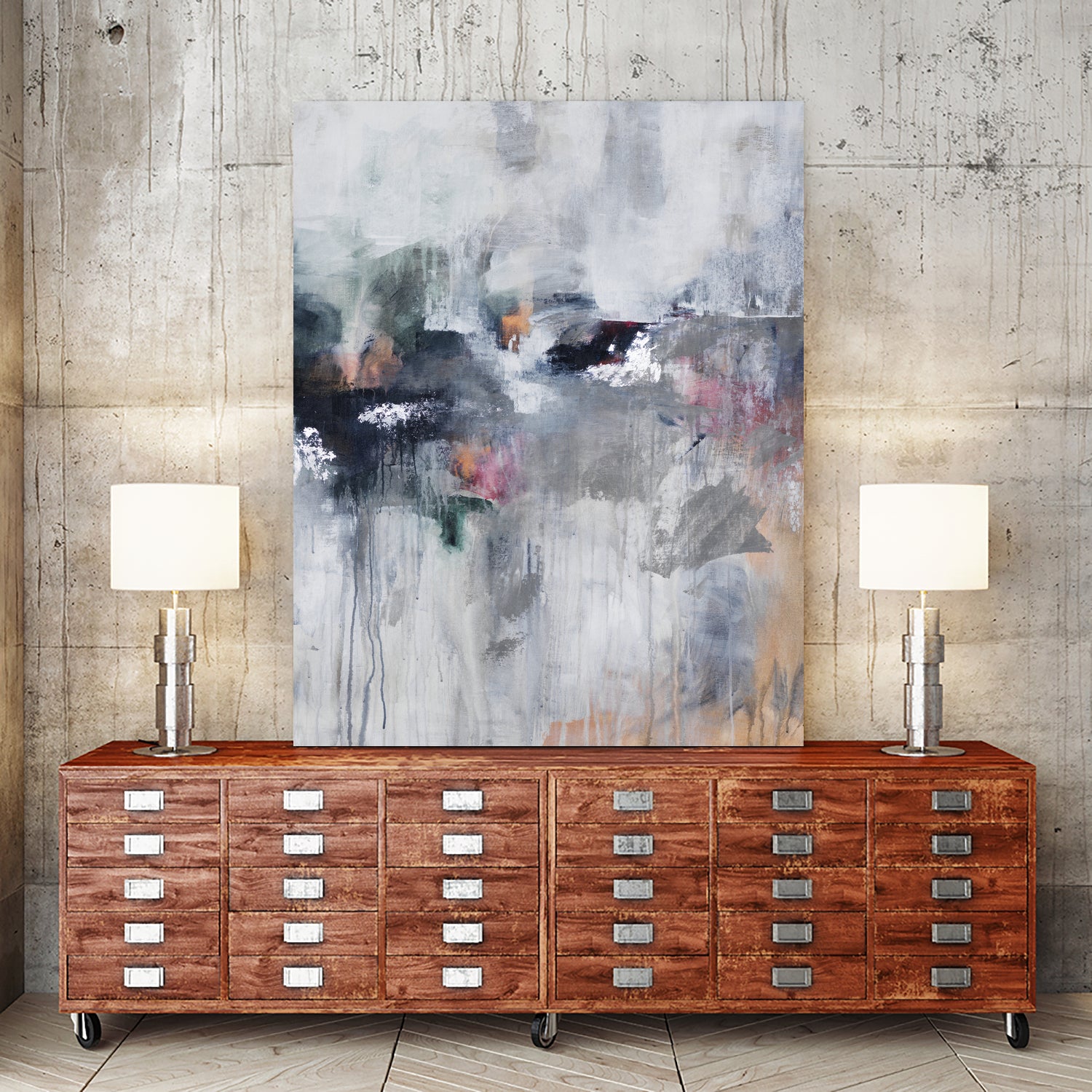 Pink Point by Daleno Art on GIANT ART - abstract