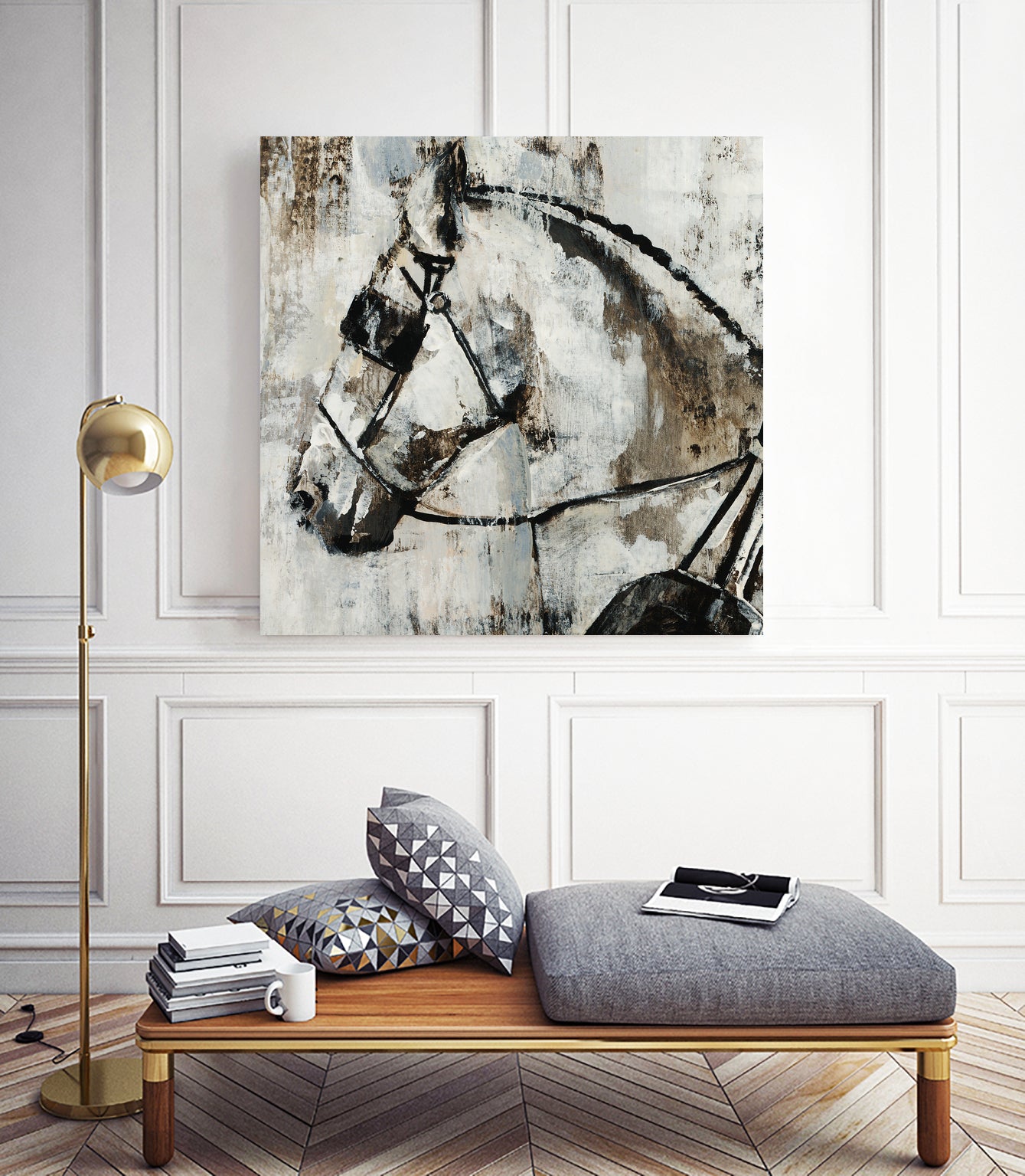 Waiting At The Square I by Daleno Art on GIANT ART -  absrtact