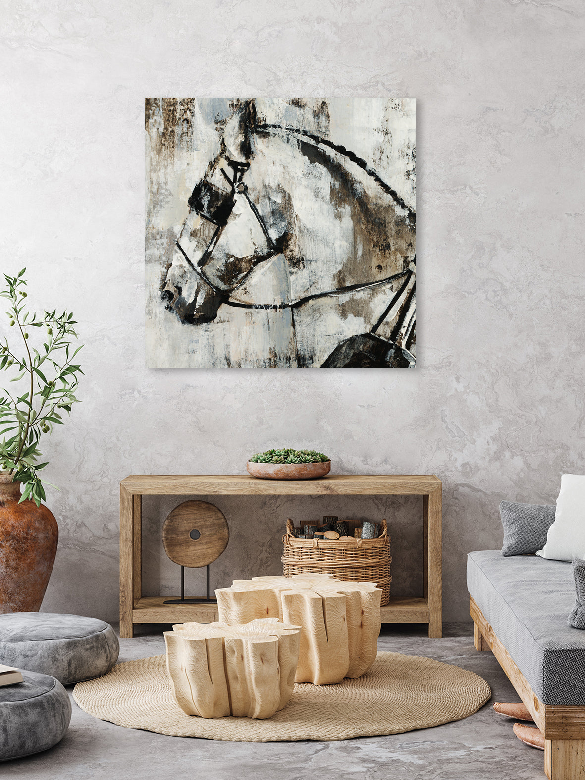 Waiting At The Square I by Daleno Art on GIANT ART -  absrtact