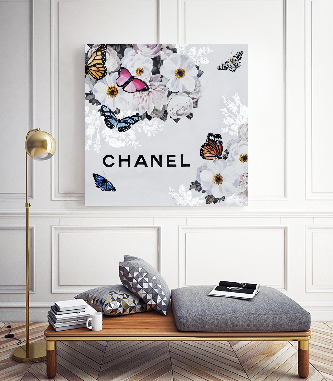 Chic Blooms I by Daleno Art on GIANT ART - abstract