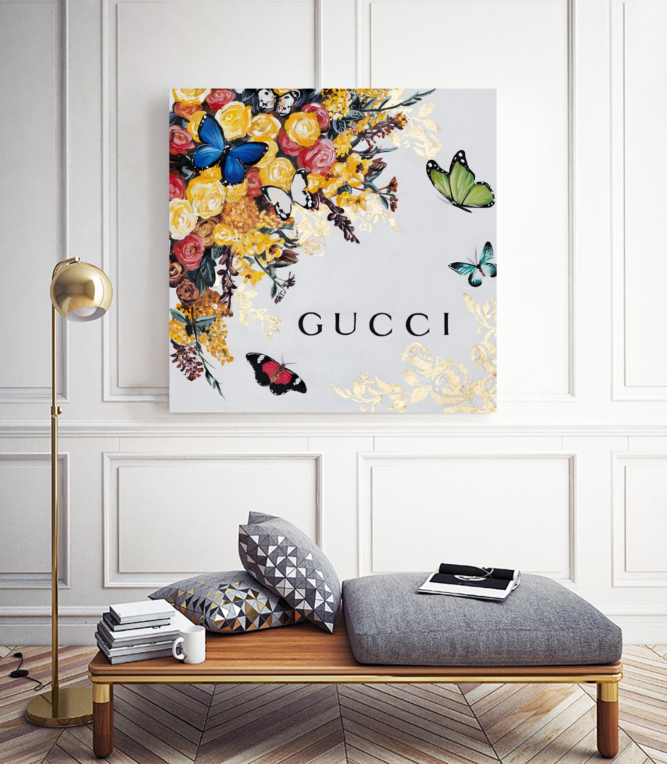 Chic Blooms IV by Daleno Art on GIANT ART - abstract