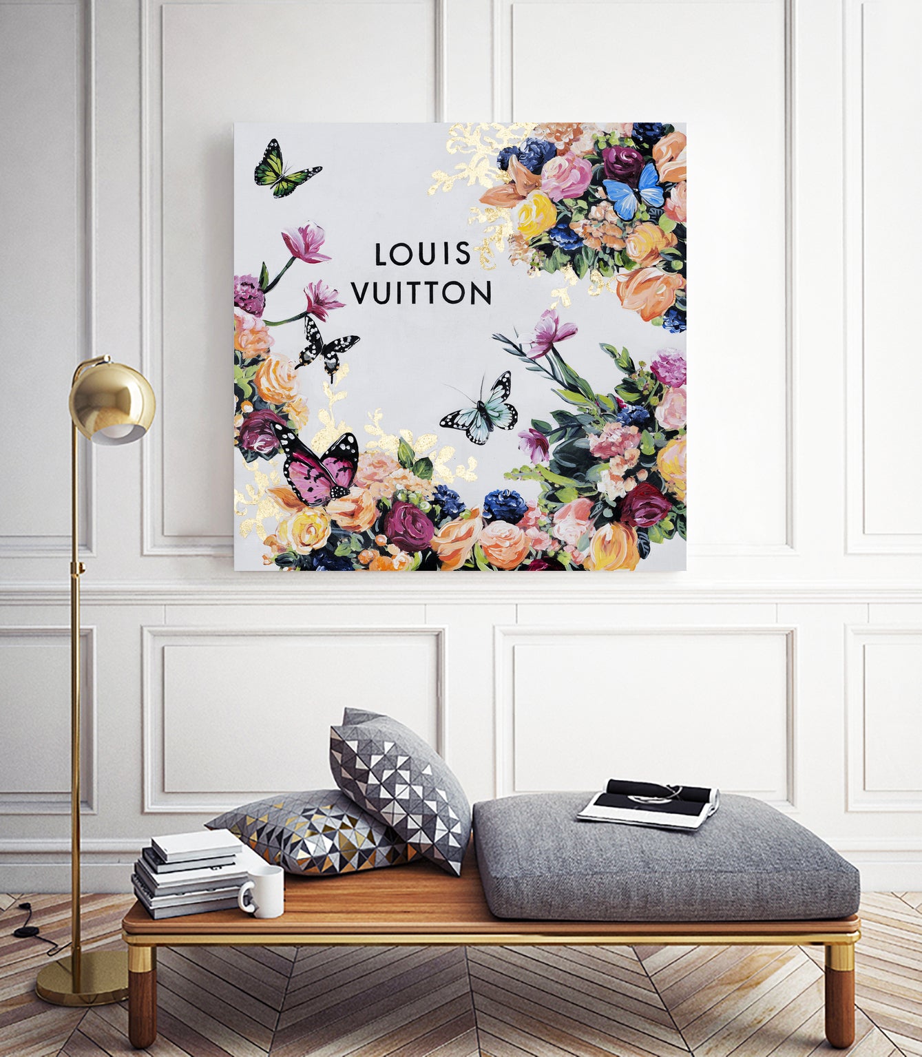 Chic Blooms V by Daleno Art on GIANT ART - abstract