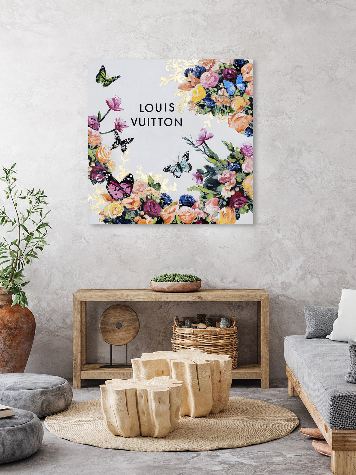 Chic Blooms V by Daleno Art on GIANT ART - abstract