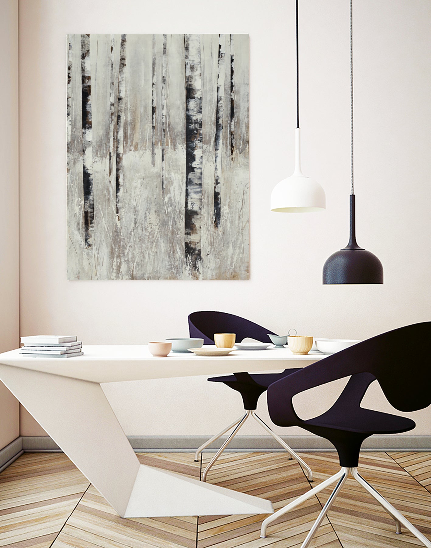 A Winter Walk by Daleno Art on GIANT ART - abstract