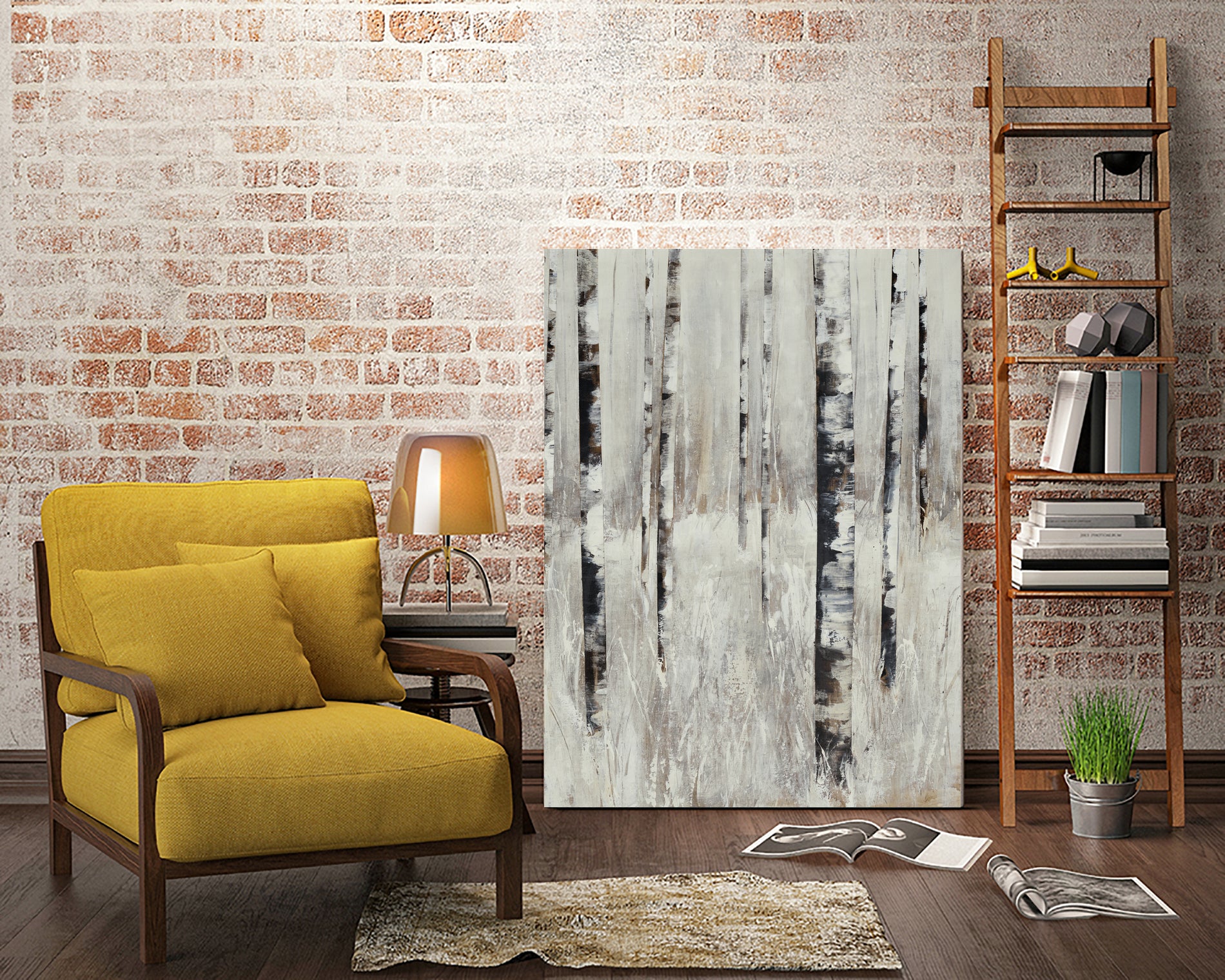 A Winter Walk by Daleno Art on GIANT ART - abstract