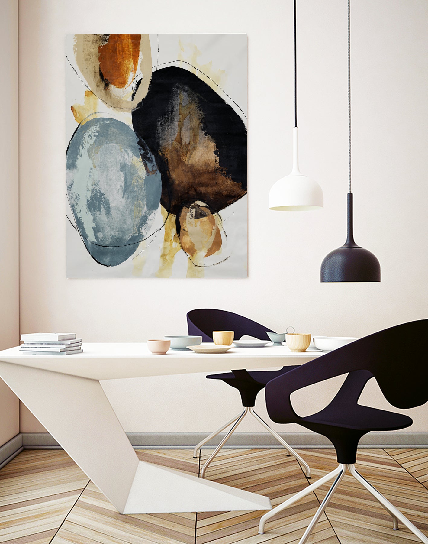 Basic Nature I by Daleno Art on GIANT ART - brown abstract