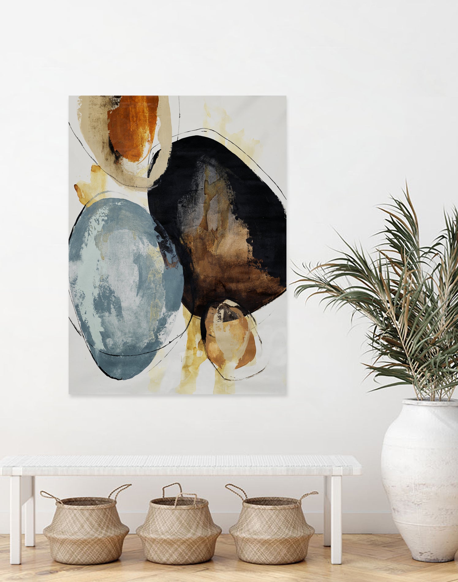 Basic Nature I by Daleno Art on GIANT ART - brown abstract