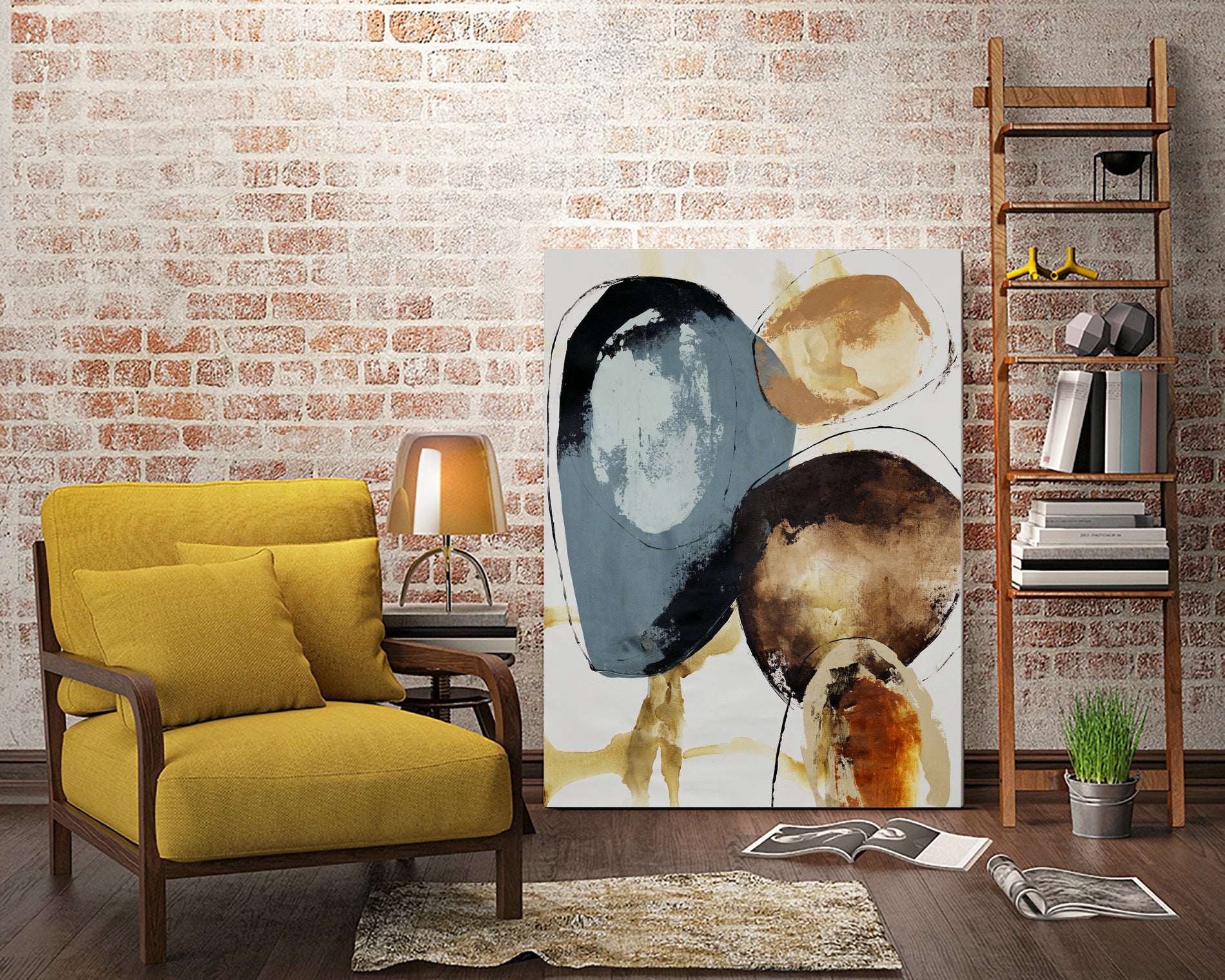 Basic Nature II by Daleno Art on GIANT ART - brown abstract