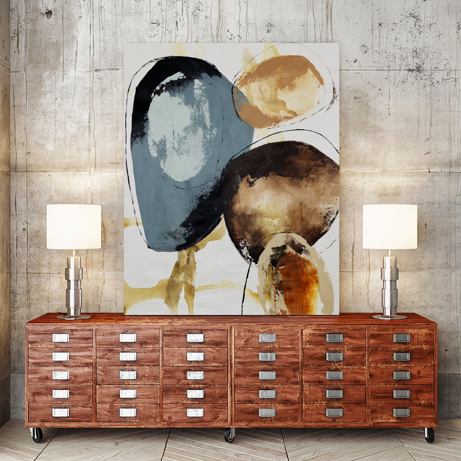 Basic Nature II by Daleno Art on GIANT ART - brown abstract