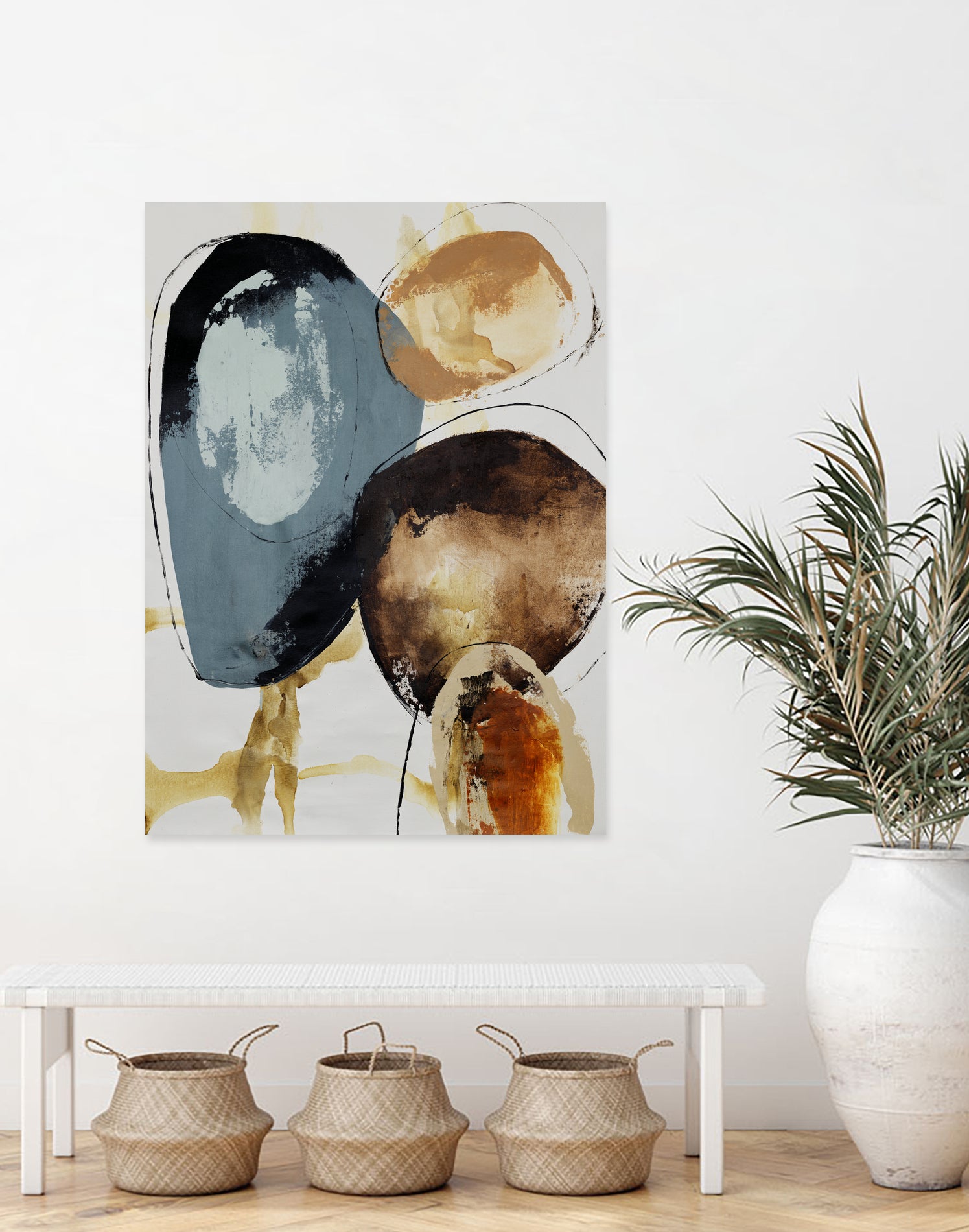 Basic Nature II by Daleno Art on GIANT ART - brown abstract