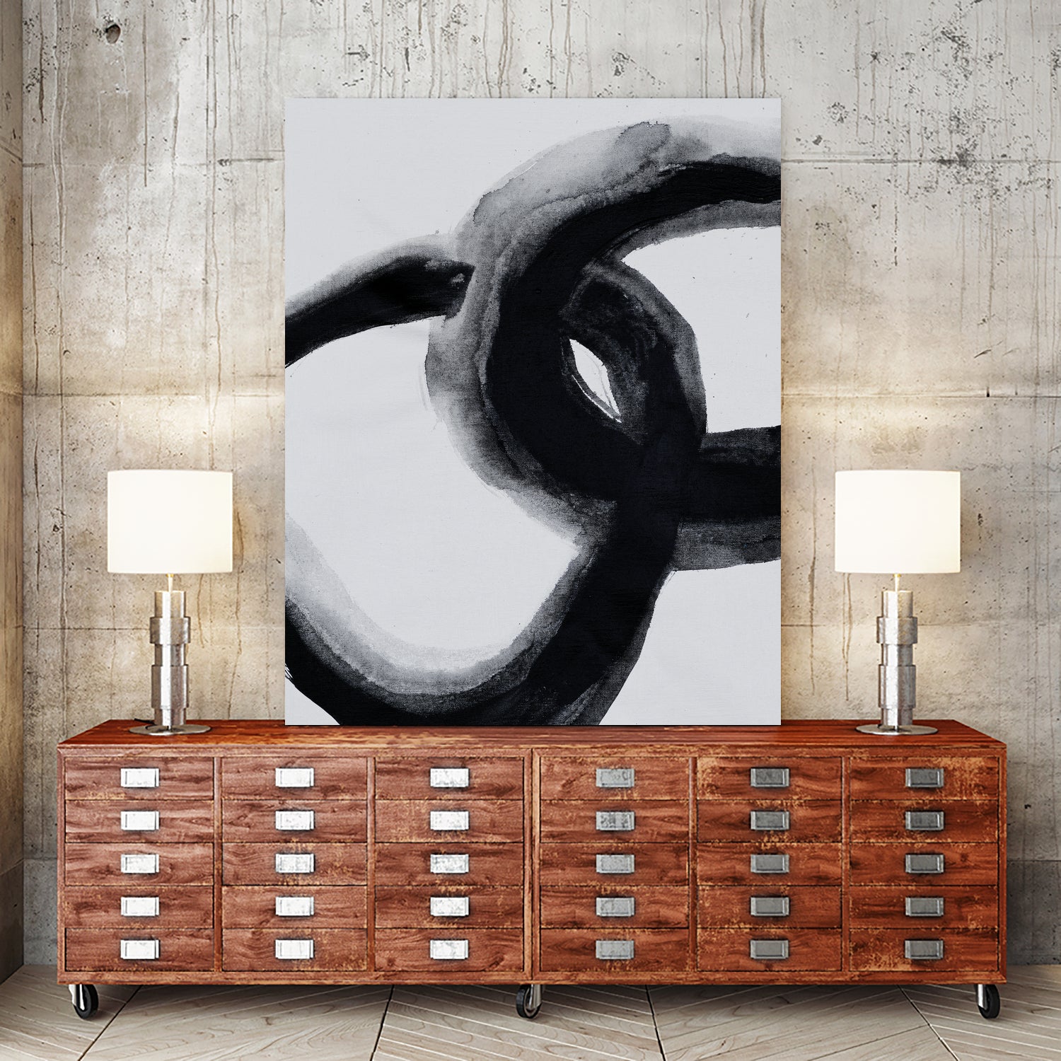 No Way Forward III by Daleno Art on GIANT ART - white shape