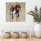 Closely Listening by Daleno Art on GIANT ART - brown abstract