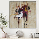 Closely Listening by Daleno Art on GIANT ART - brown abstract