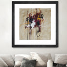 Closely Listening by Daleno Art on GIANT ART - brown abstract