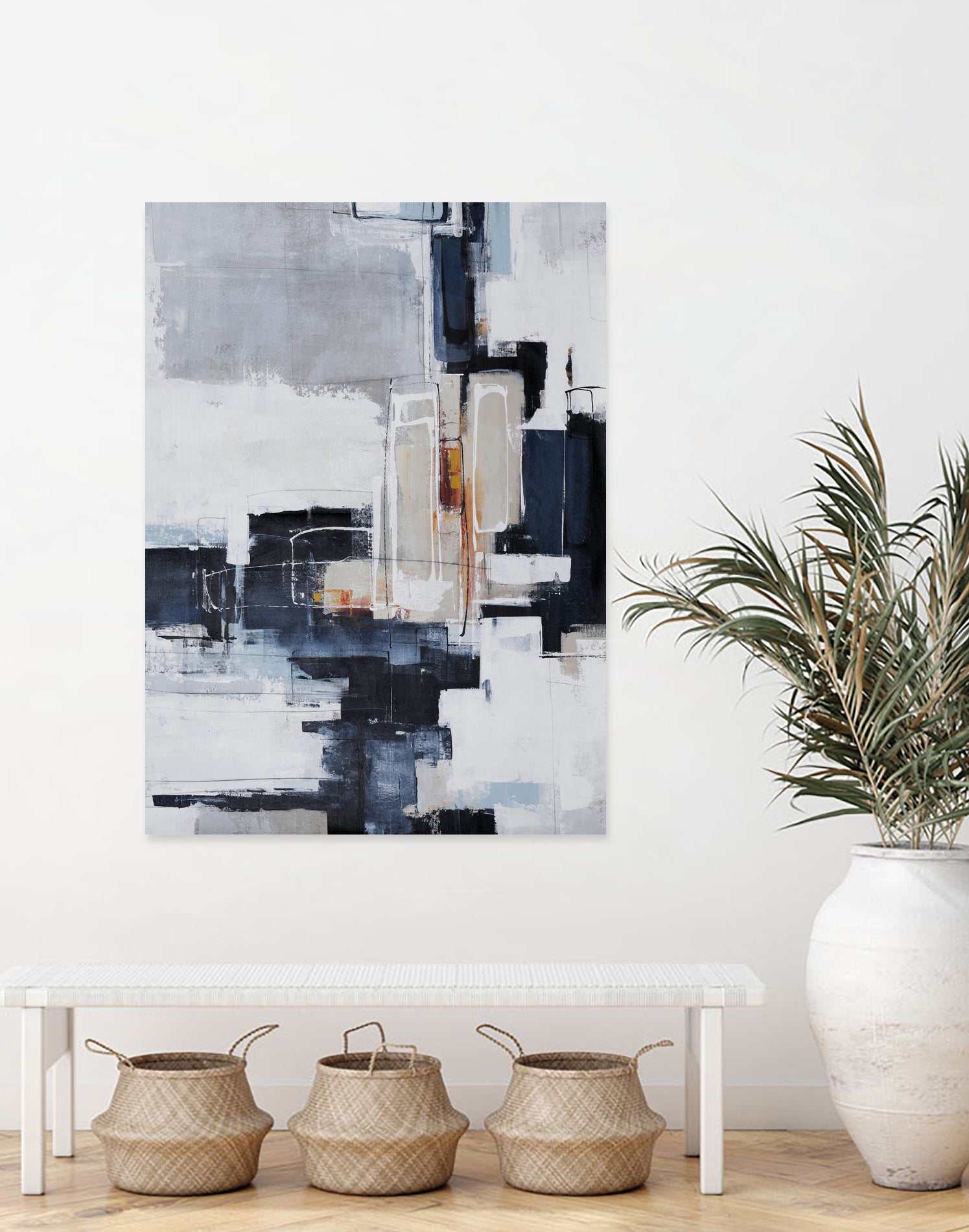 Top Tier by Daleno Art on GIANT ART - grey abstract