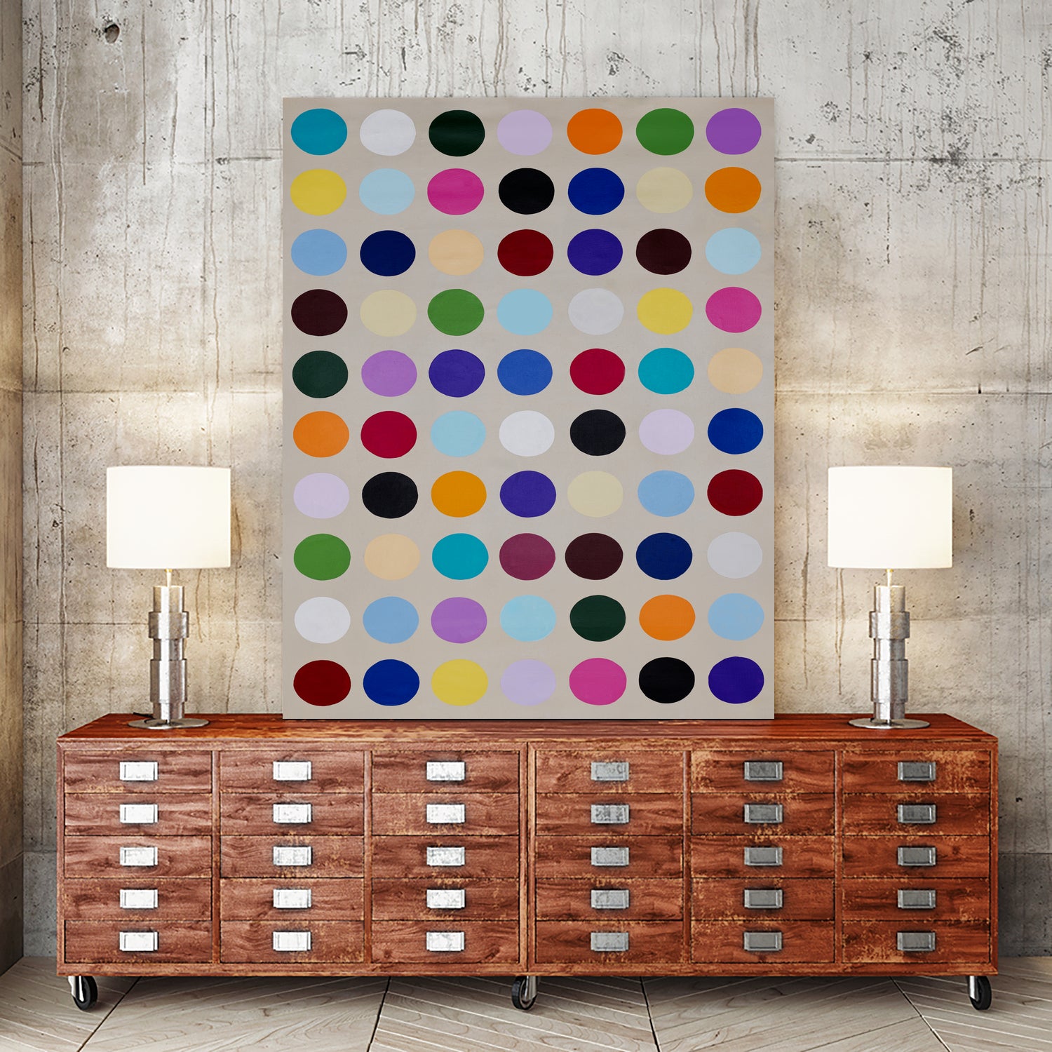 Carnival Cups by Daleno Art on GIANT ART - orange abstract