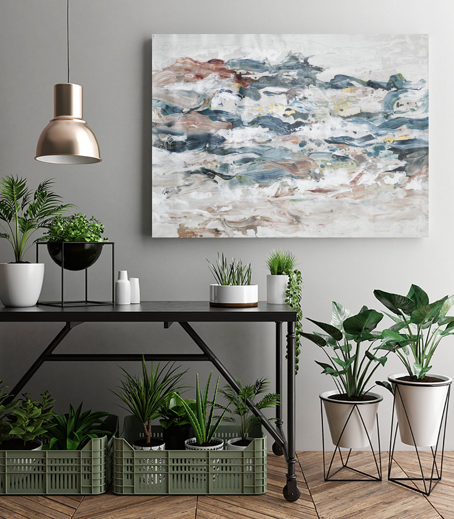 Hills of Happiness by Daleno Art on GIANT ART - abstract