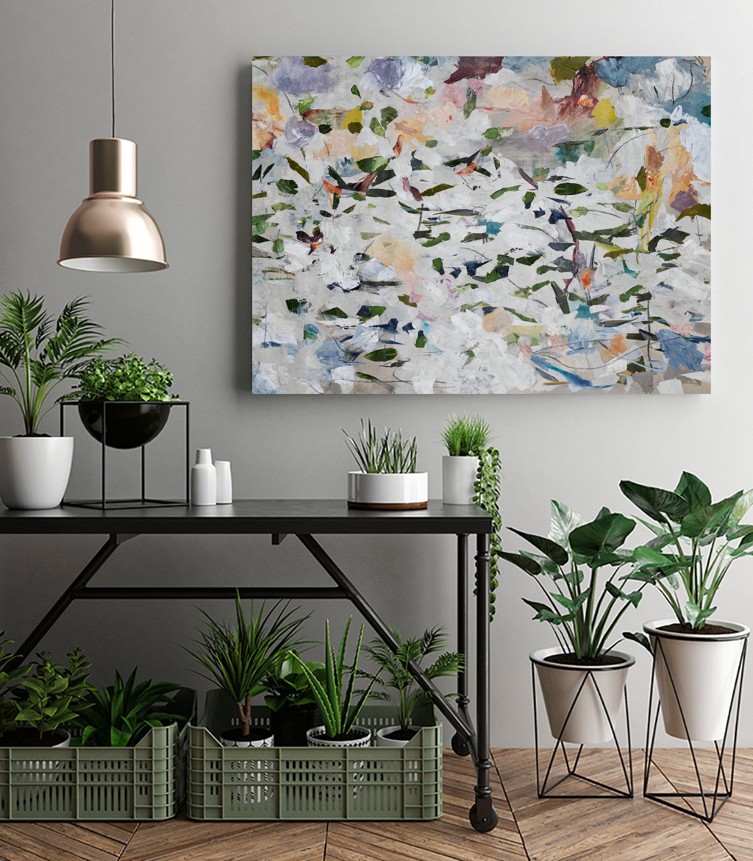 Blooming For Summer by Daleno Art on GIANT ART - abstract